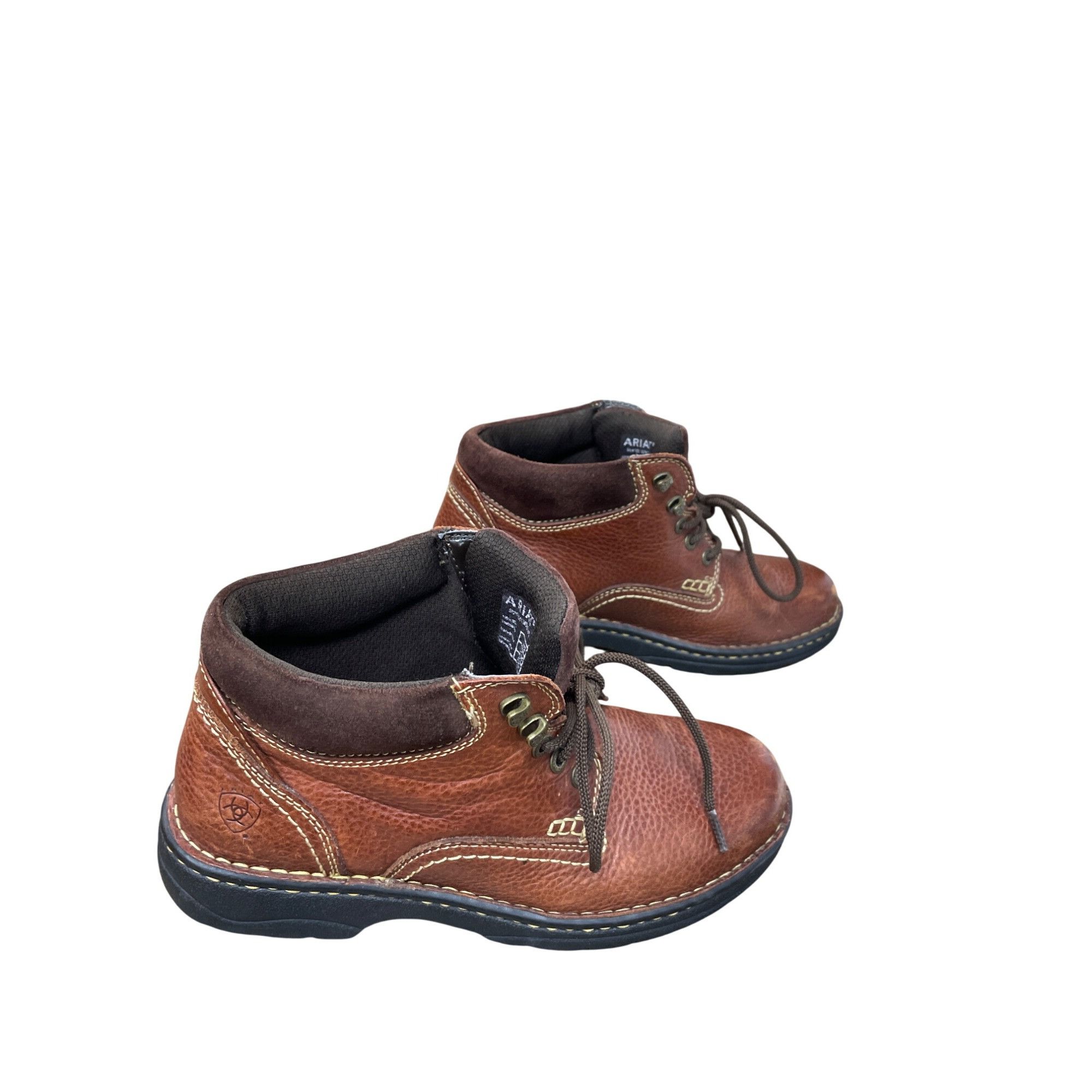 Ariat Ariat Womens Brown Leather Terrain Lace-Up Ankle Boots Size Size US 8 / IT 38 - 4 Thumbnail