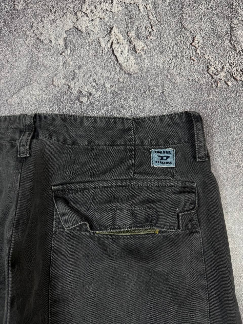 Diesel Y2K Diesel Garment Dye Grey Washed Jeans 2000s Size US 32 / EU 48 - 13 Thumbnail