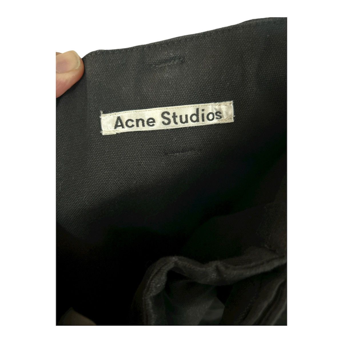 Acne Studios Acne Studios Black Crossover Tied Paper Bag Waist Pants Size US 33 - 8 Thumbnail