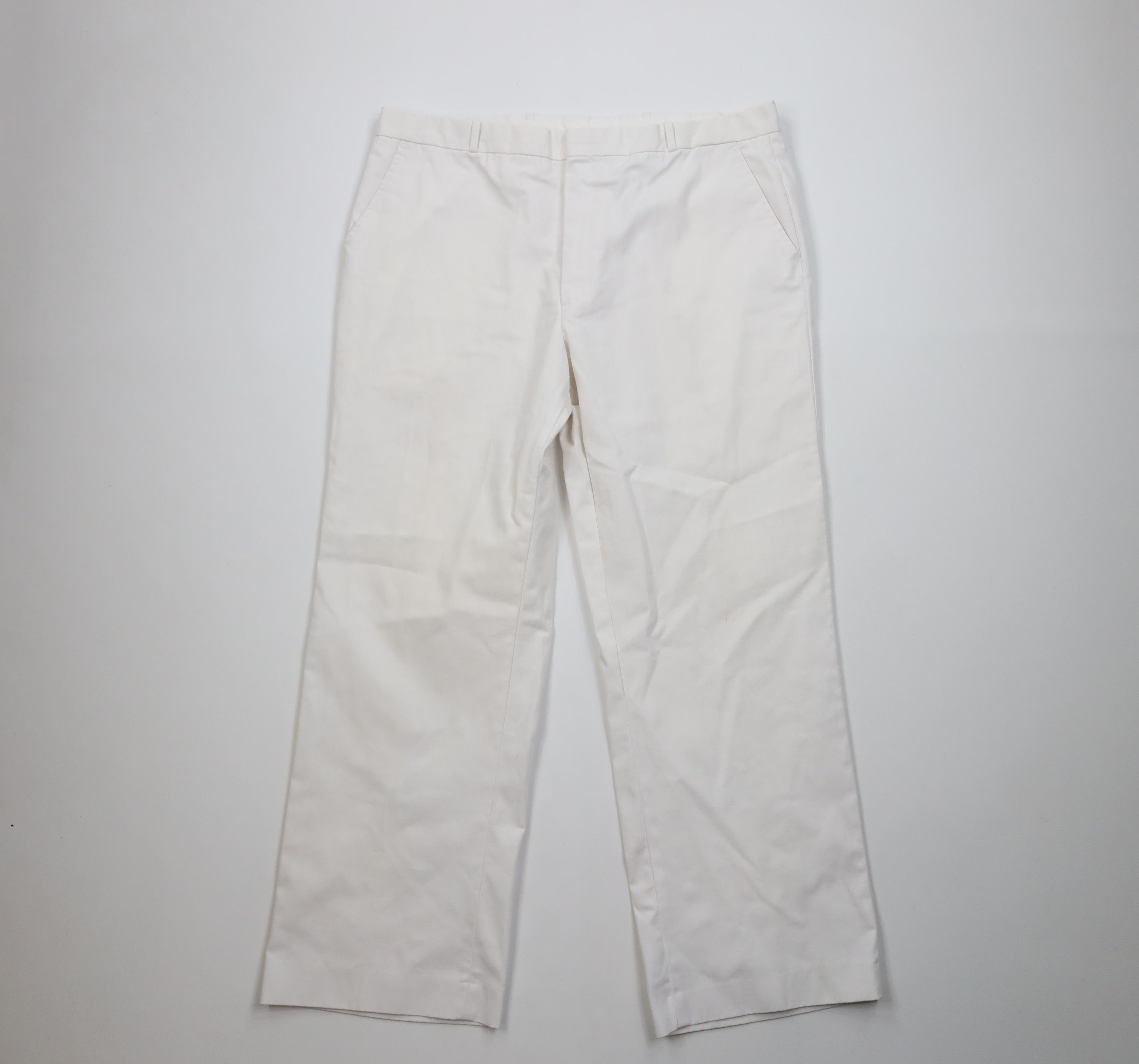 Vintage Vintage 90s Streetwear Wide Leg Chino Pants Trousers White Size US 38 / EU 54 - 1 Thumbnail