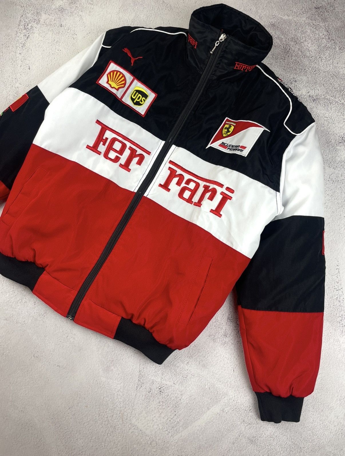 Ferrari Vintage Ferrari Racing Jacket F1 Team Formula 1 Bomber Size US M / EU 48-50 / 2 - 2 Thumbnail