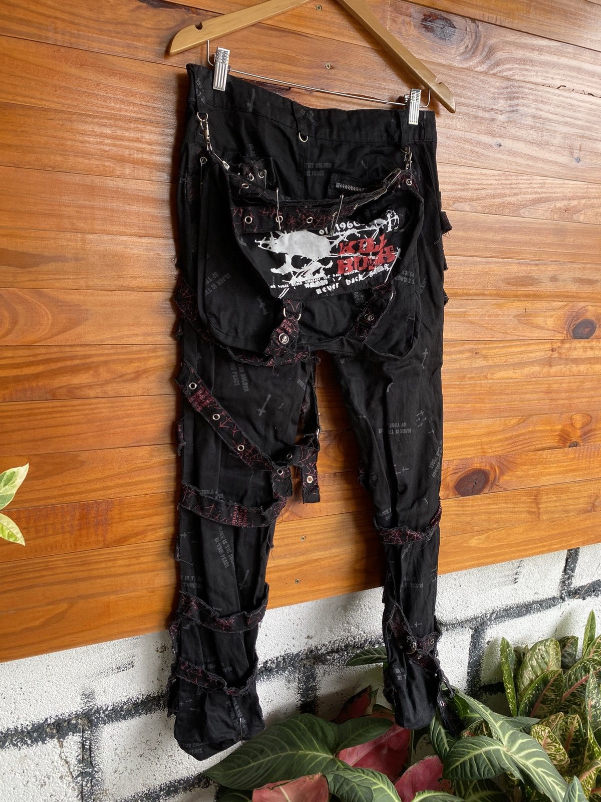Japanese Brand GLP Gothic Lauta Punk Bondage Pant Black Multi-Strap Archive Size US 30 / EU 46 - 21 Thumbnail