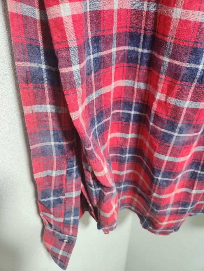 Faith Connexion FAITH CONNEXION REGULAR BLEACHED CHECK SHIRT Size US M / EU 48-50 / 2 - 5 Thumbnail