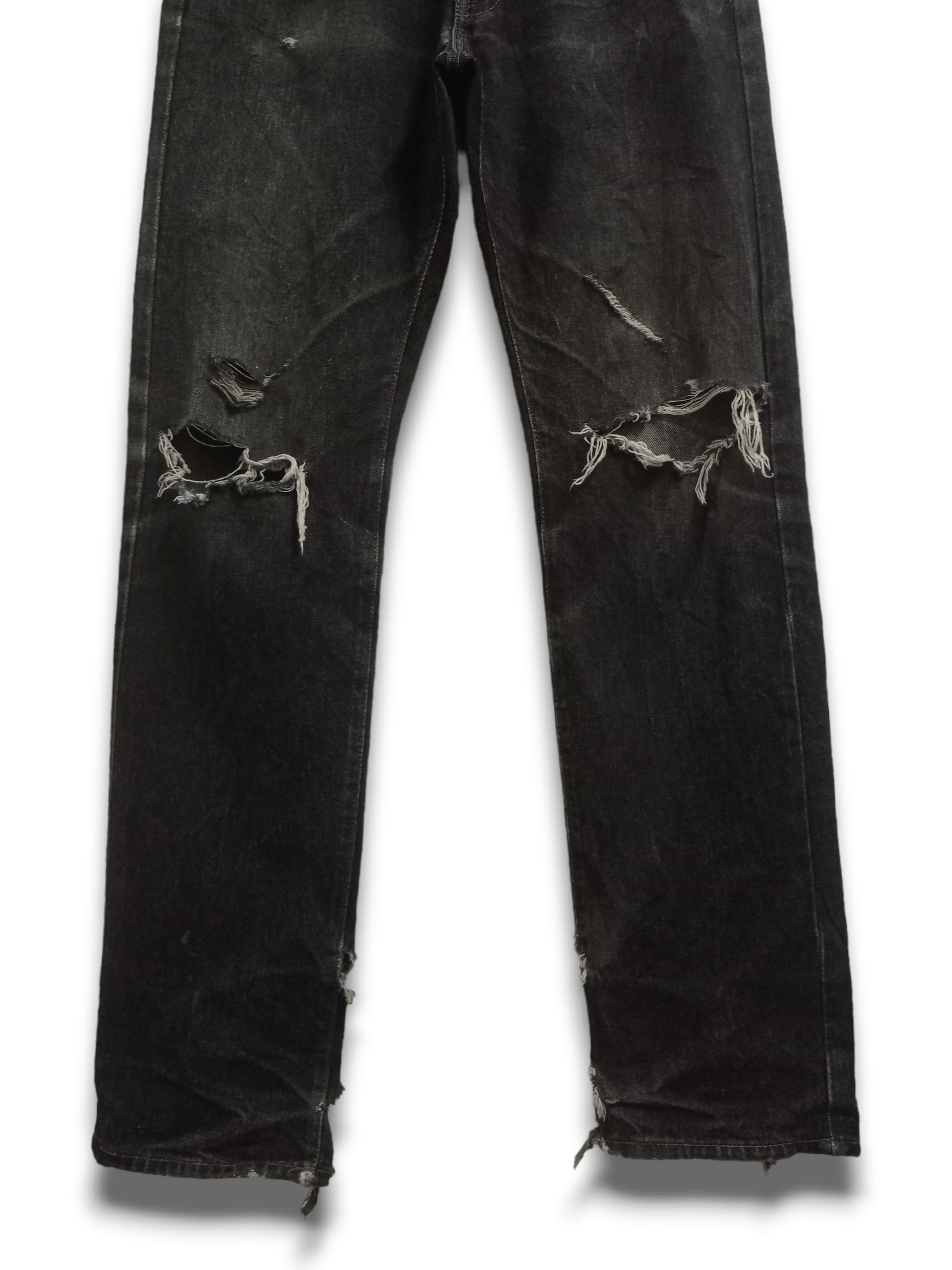 Japanese Brand Vintage Japanese Redwood Punk Style Destroyed Loose Jeans Size US 28 / EU 44 - 6 Thumbnail