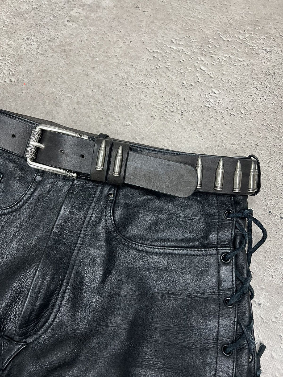 Vintage UNDERCOVER Style Bullet Belt Punk Grunge Style Opium 32-34 Size 32 - 3 Thumbnail