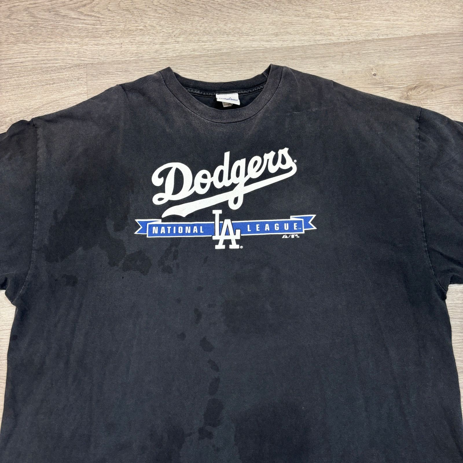 MLB × Majestic × Vintage Vintage Majestic LA Dodgers National League Shirt 3XL Y2K Size US XXL / EU 58 / 5 - 2 Thumbnail
