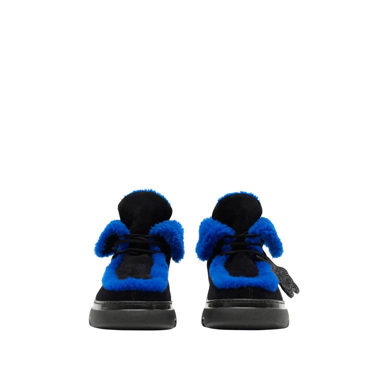 o1w1db10824 Creeper Suede and Shearling Chukka Boots Blue