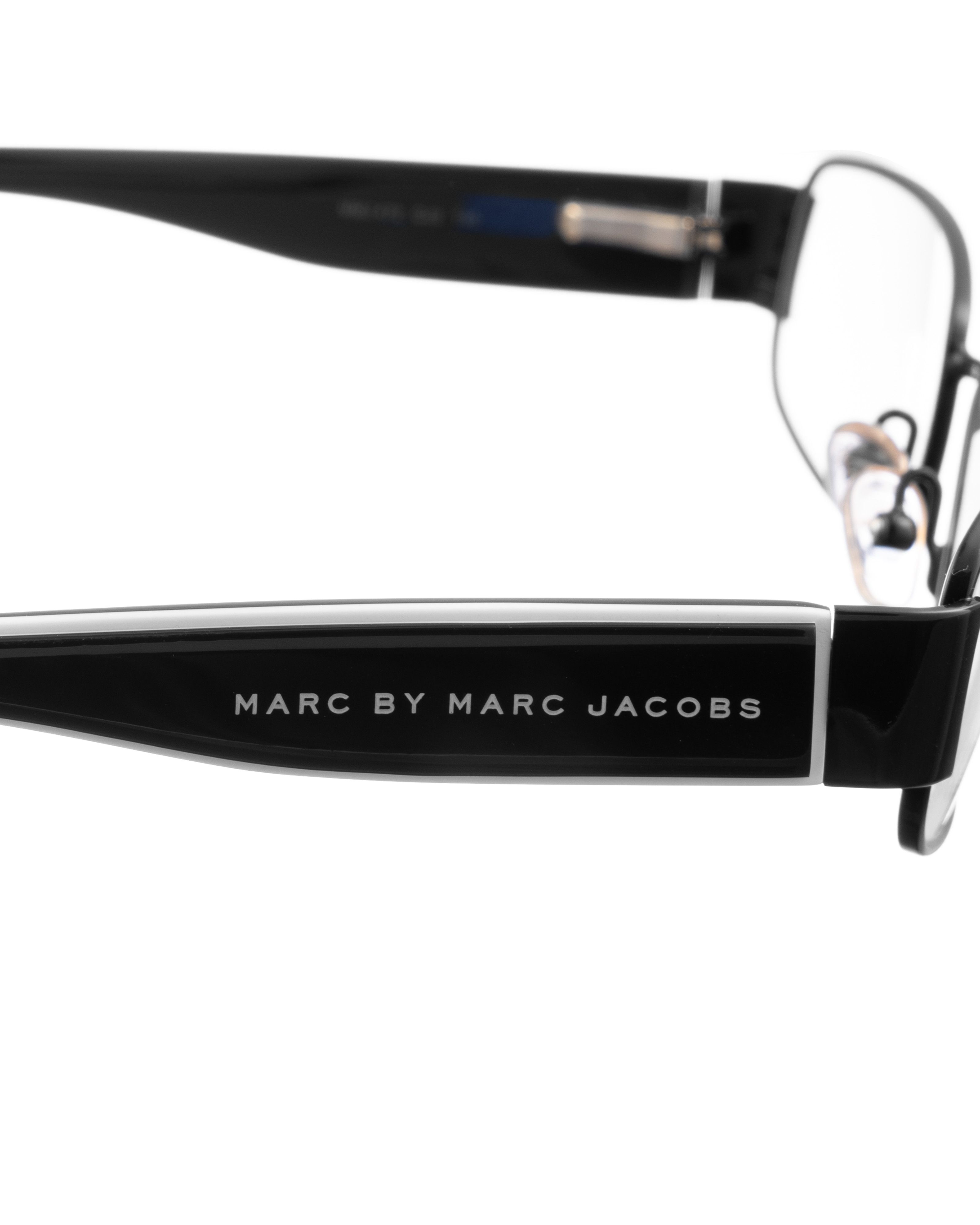 Marc by Marc Jacobs Marc by Marc Jacobs 00s Black & White Classic Glasses Size ONE SIZE - 3 Thumbnail
