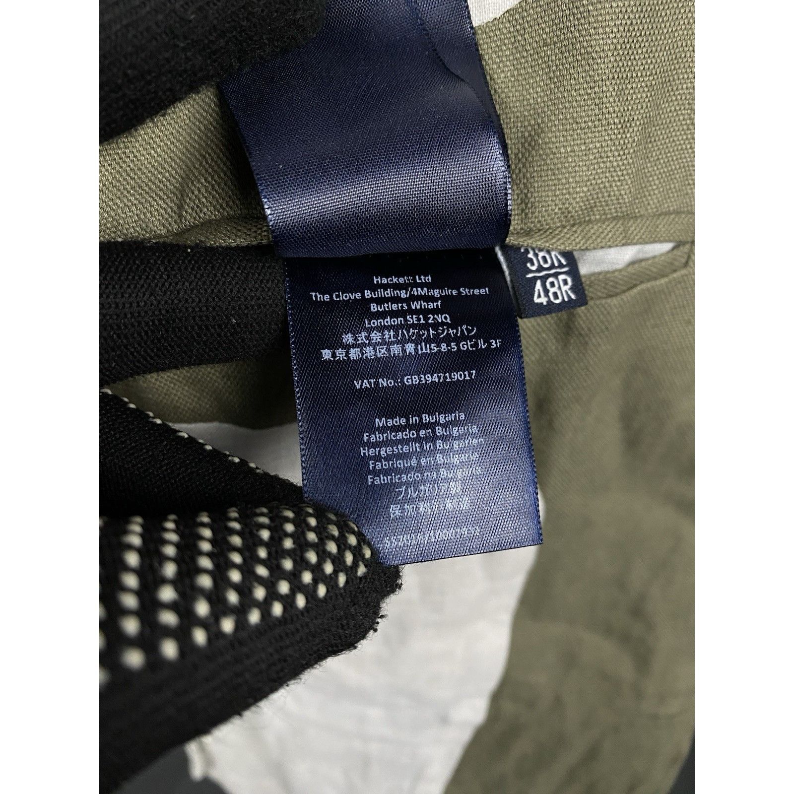 Hackett Hackett Men's Green Linen Blazer Sportcoat Jacket Size 38R/4 Size 48R - 10 Thumbnail
