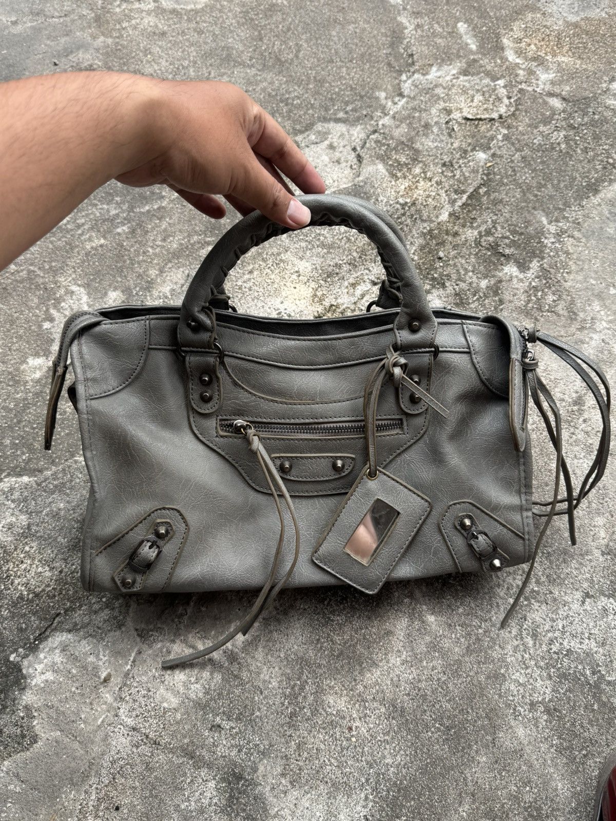 Vintage City Bag Leather Vintage Size ONE SIZE - 2 Thumbnail