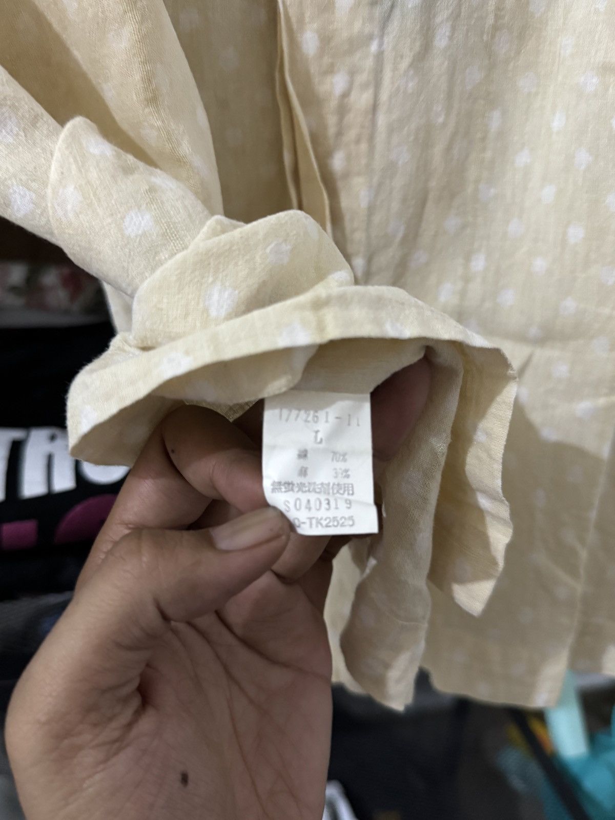 Issey Miyake Vintage Issey miyake Design Studio Polkadot Shirt Size US L / EU 52-54 / 3 - 9 Thumbnail