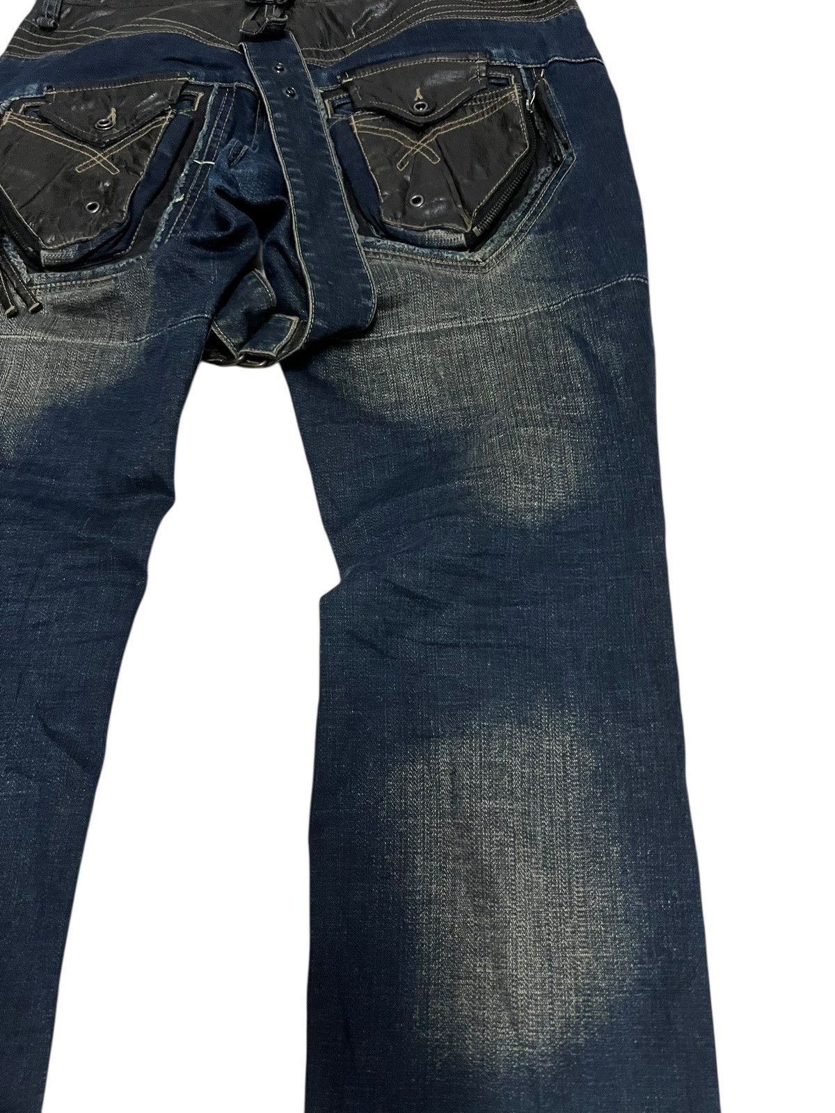 If Six Was Nine 🔥Very Rare PPFM Like If Six Was Nine Style Patchwork Jean Size US 33 - 13 Thumbnail