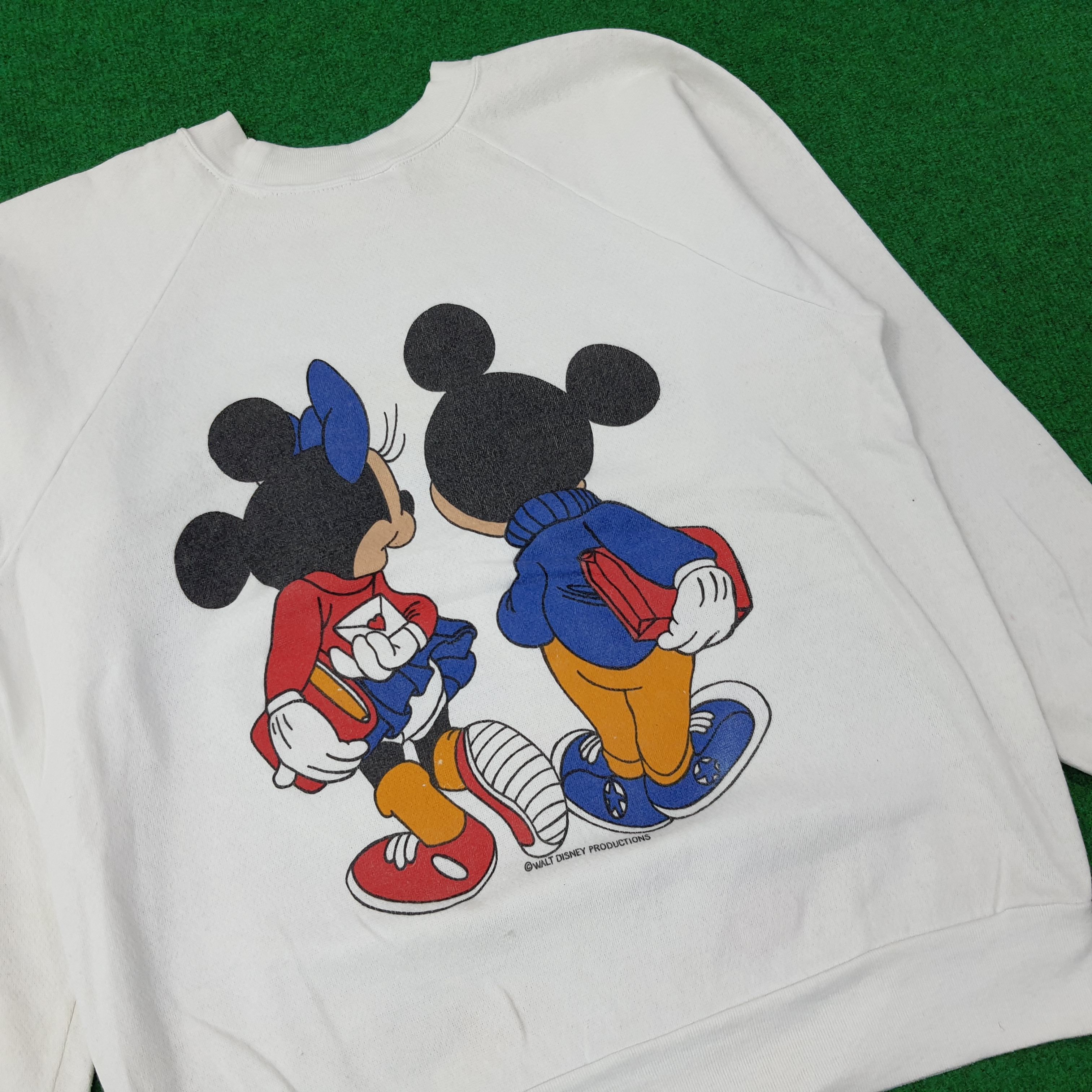 Disney Vintage Disney Mickey Mouse Mirror Print Sweatshirt C243N3 Size US M / EU 48-50 / 2 - 4 Thumbnail