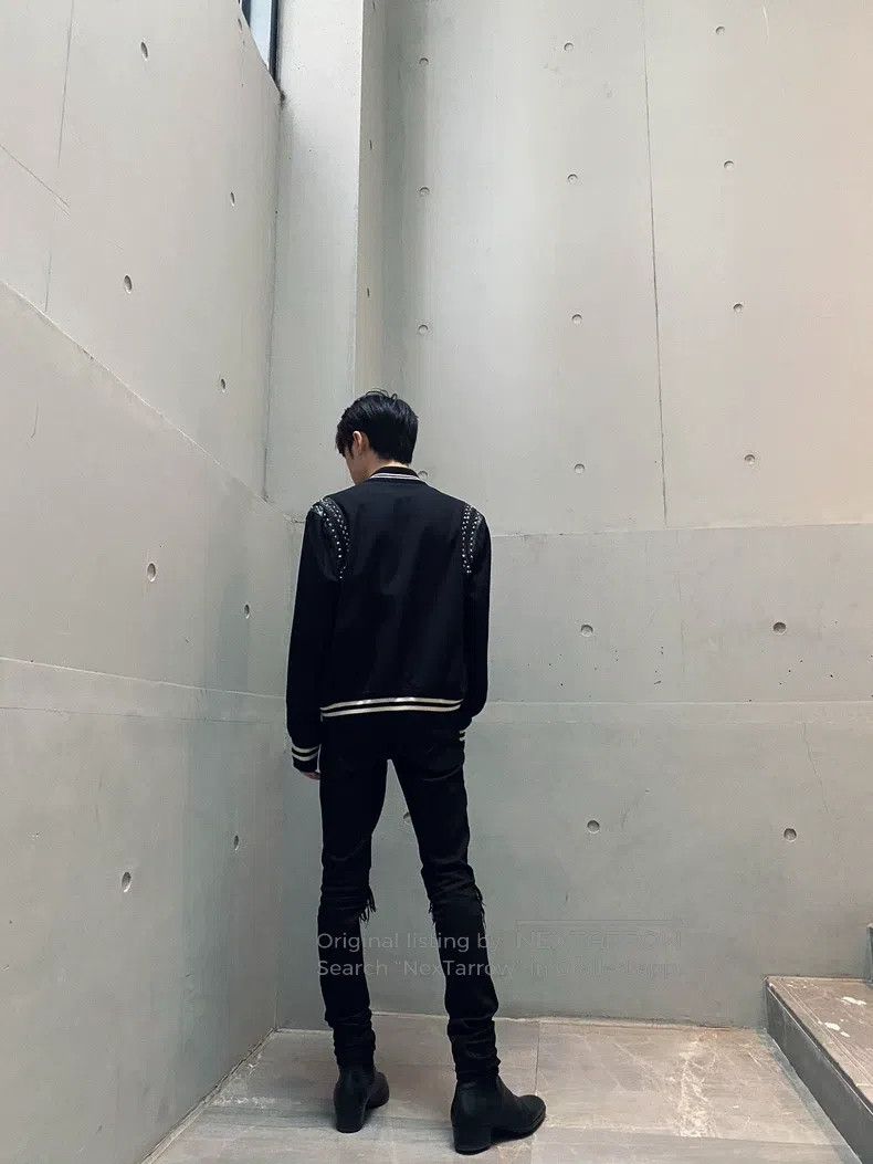 Saint Laurent Paris Saint Laurent Paris Studded Baseball Jacket Size US M / EU 48-50 / 2 - 8 Thumbnail