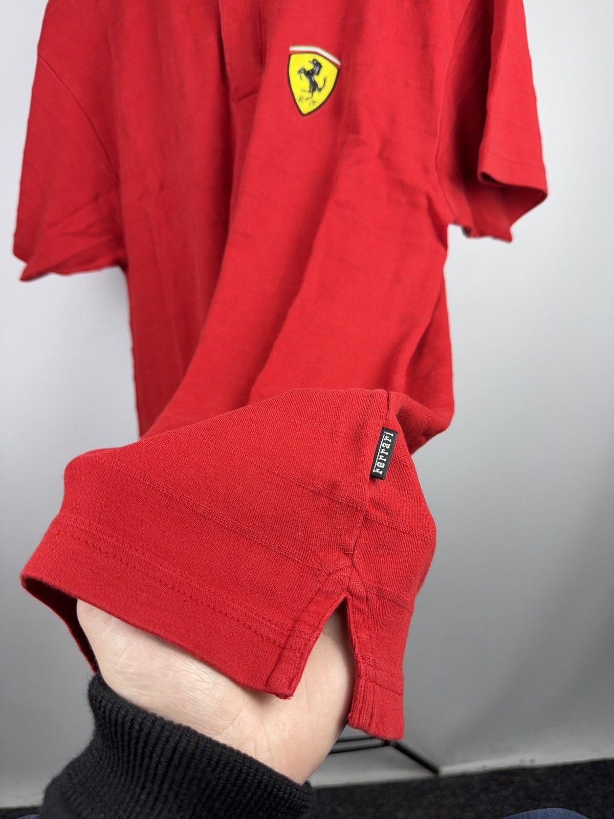 Ferrari 00s Ferrari Red Polo Shirt Vintage Scuderia Logo Embroidered Size US M / EU 48-50 / 2 - 8 Thumbnail