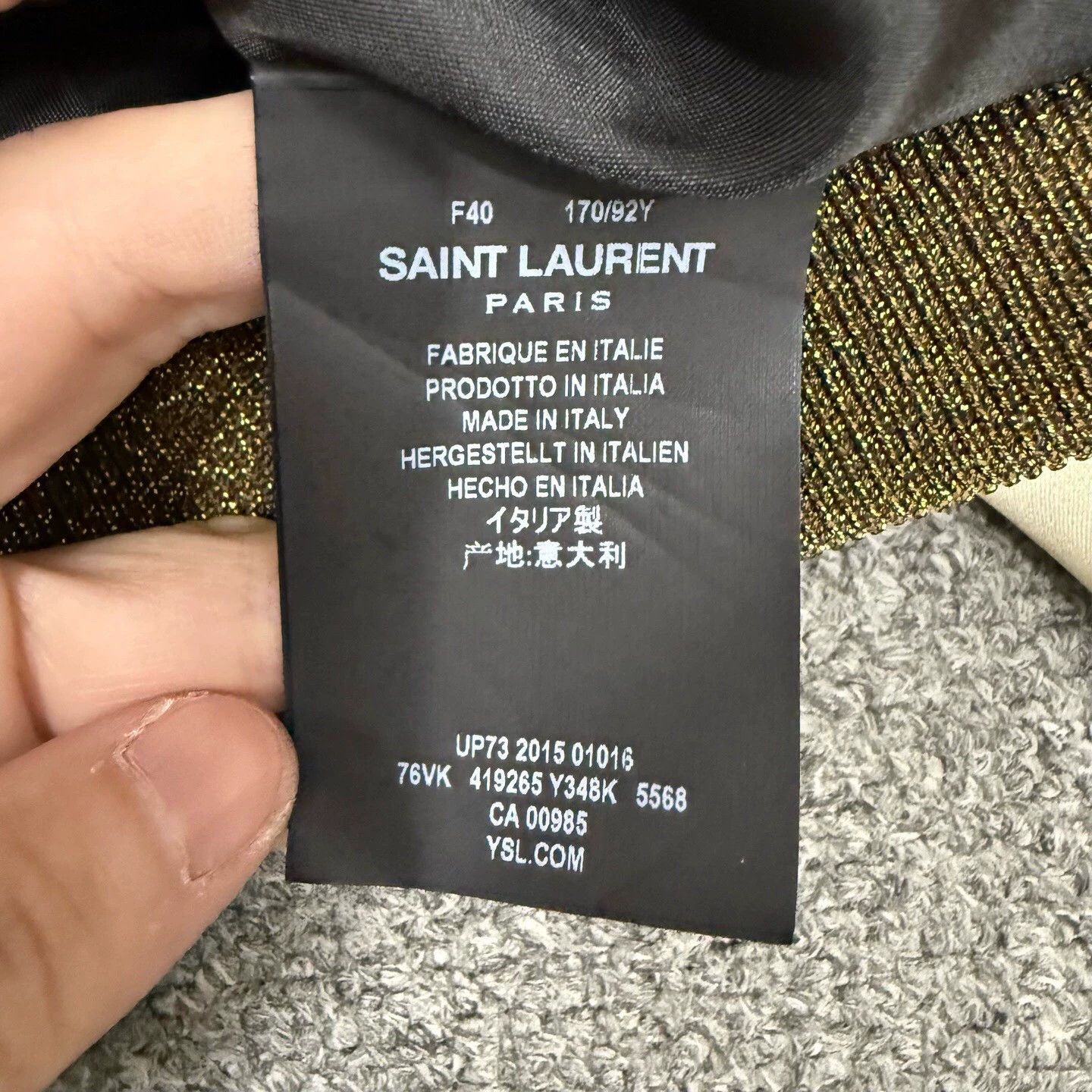 Saint Laurent Paris SLP Coconut Tree Baseball 40 9/10 Stains Size M / US 6-8 / IT 42-44 - 4 Thumbnail