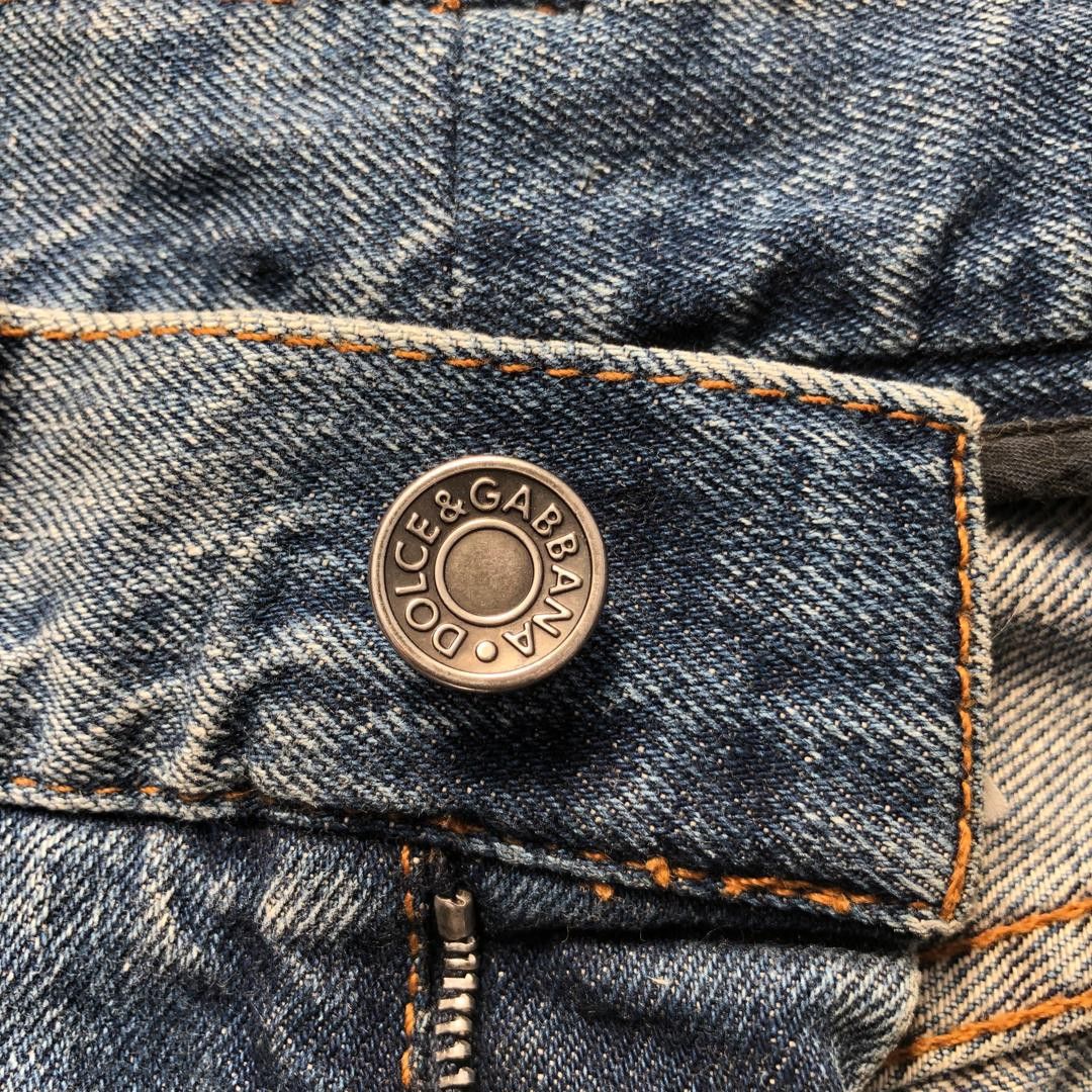 Dolce & Gabbana Dolce & Gabbana Archive Distressed Denim Jeans Italy Size US 31 - 7 Thumbnail