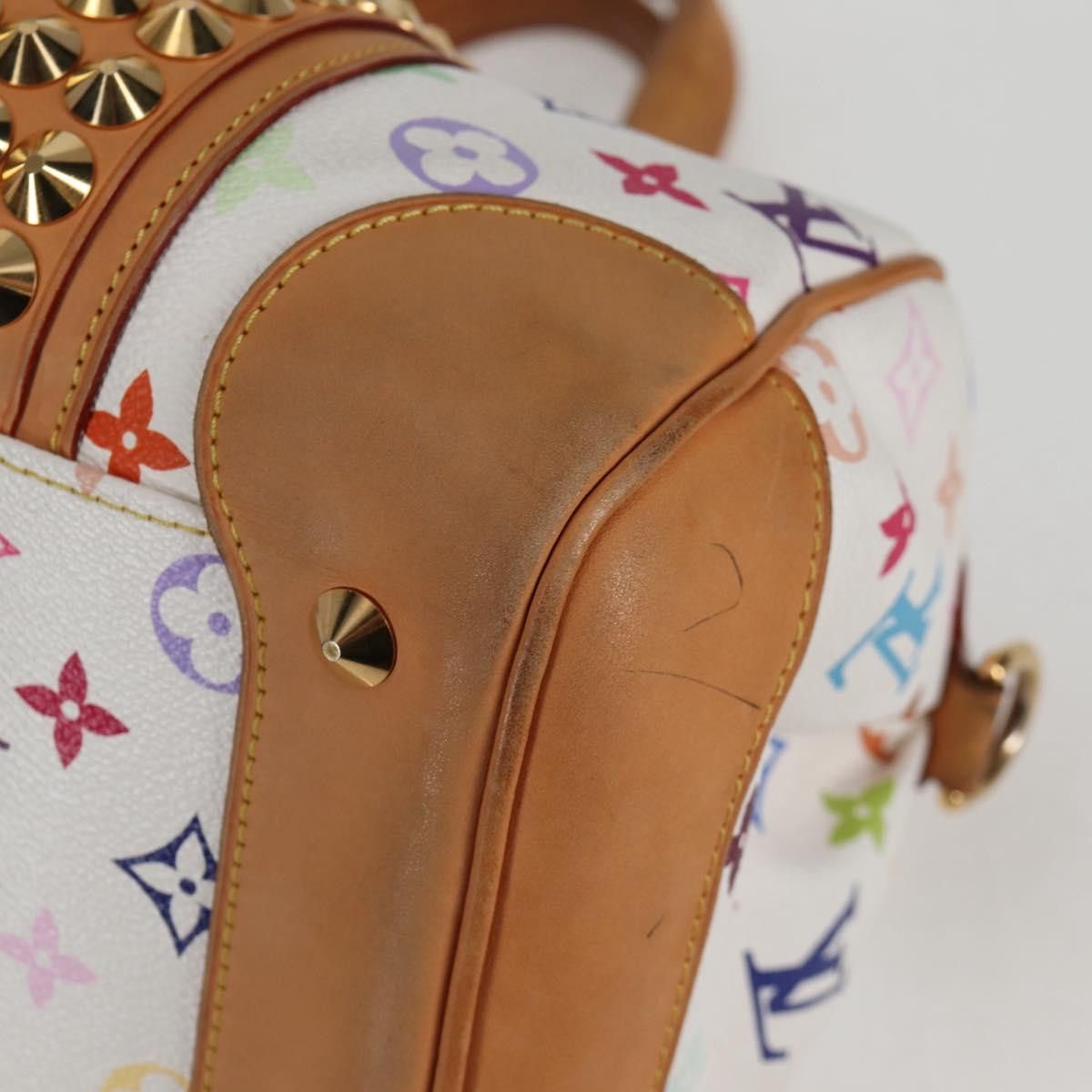 Louis Vuitton LOUIS VUITTON Monogram Multicolor Courtney MM Bag White Size ONE SIZE - 15 Thumbnail