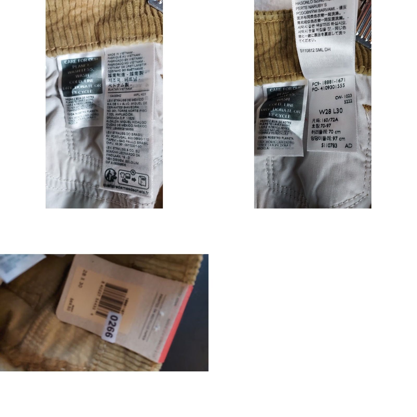 Levi's Levi's 711 Skinny Pants Women Brown Corduroy Stretch Mid Rise Slim Fit 28 Ankle Pants Women Brown Corduroy Stretch Mid Rise Slim Ankle 711 Size 28" / US 6 / IT 42 - 8 Thumbnail