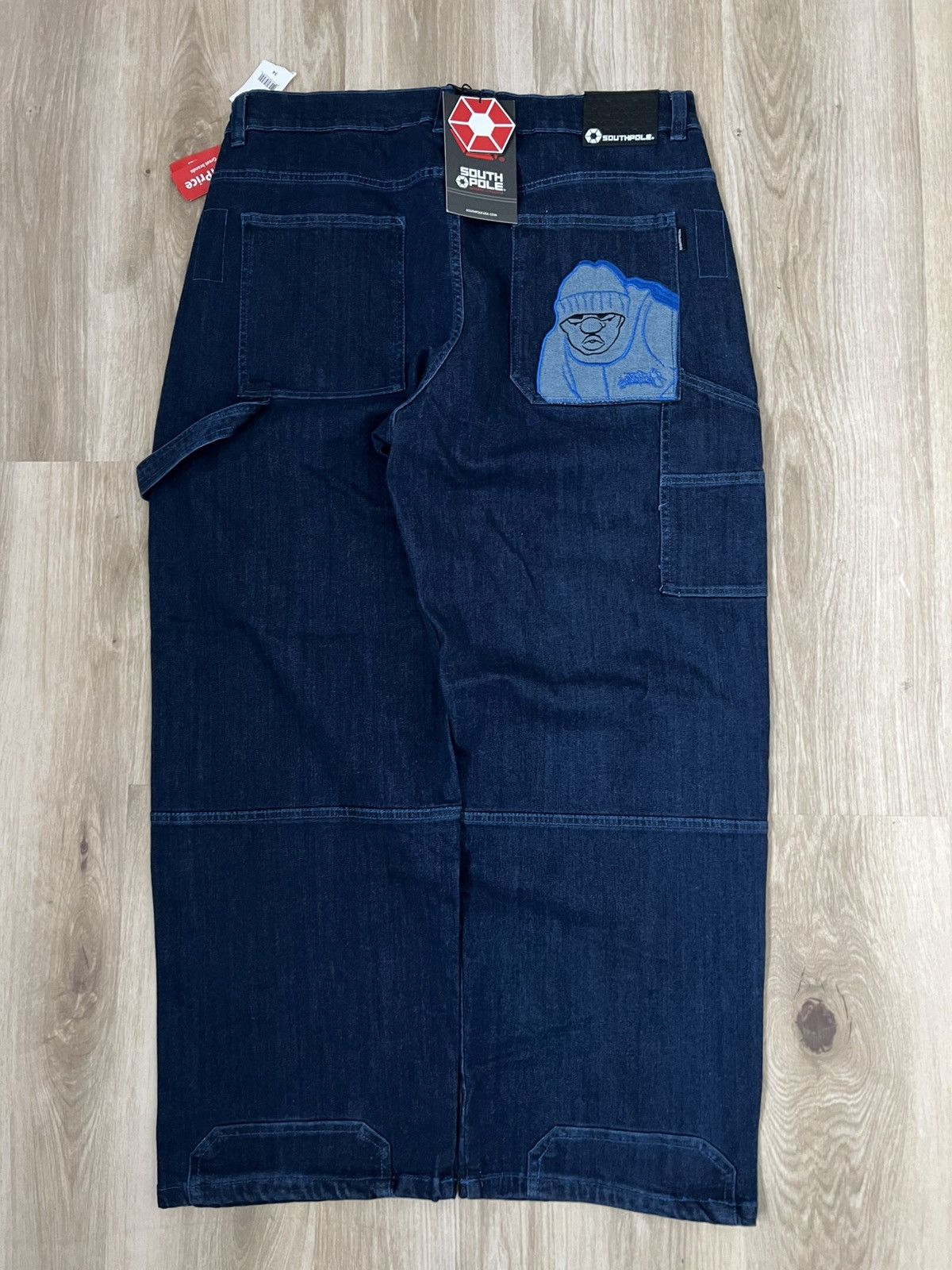 Southpole Blue navy hiphop souhtpole bboy jeans Size US 34 / EU 50 - 3 Thumbnail