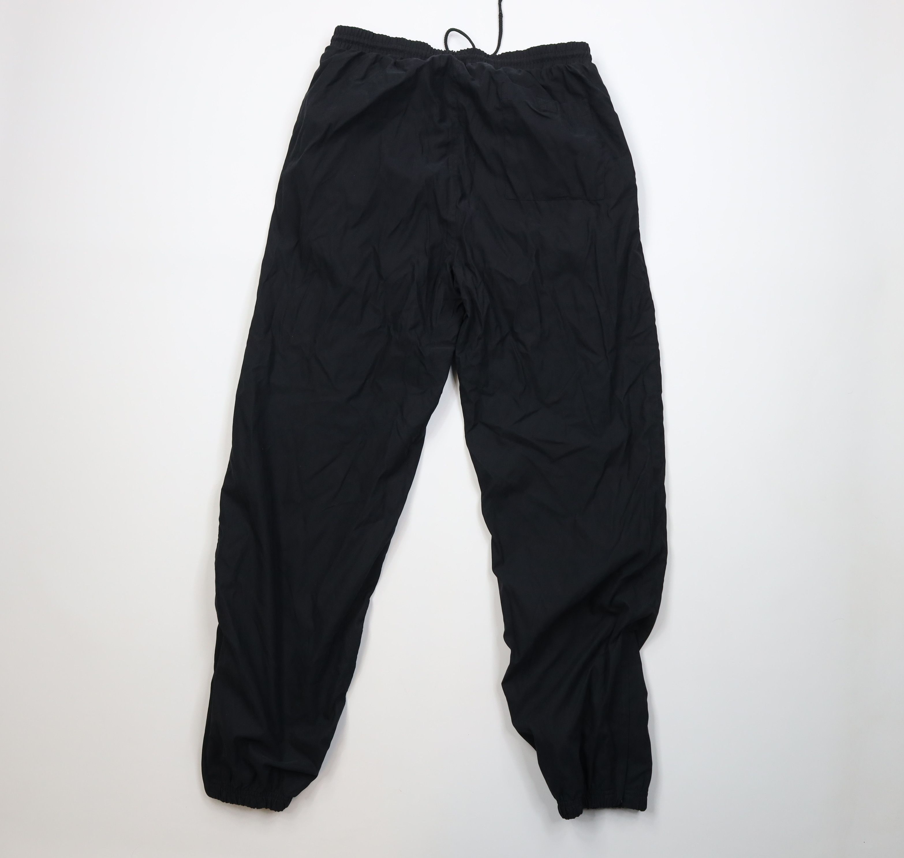 Vintage Vintage 90s Streetwear Lined Microfiber Joggers Pants Black Size US 34 / EU 50 - 10 Thumbnail