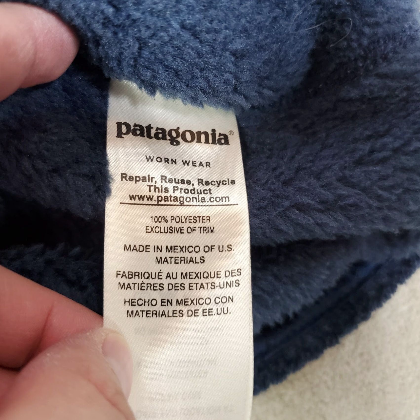 Patagonia Patagonia Vest Womens Small Blue Re Tool Fleece Jacket Full Zip Outdoors 25547 Size S / US 4 / IT 40 - 6 Thumbnail