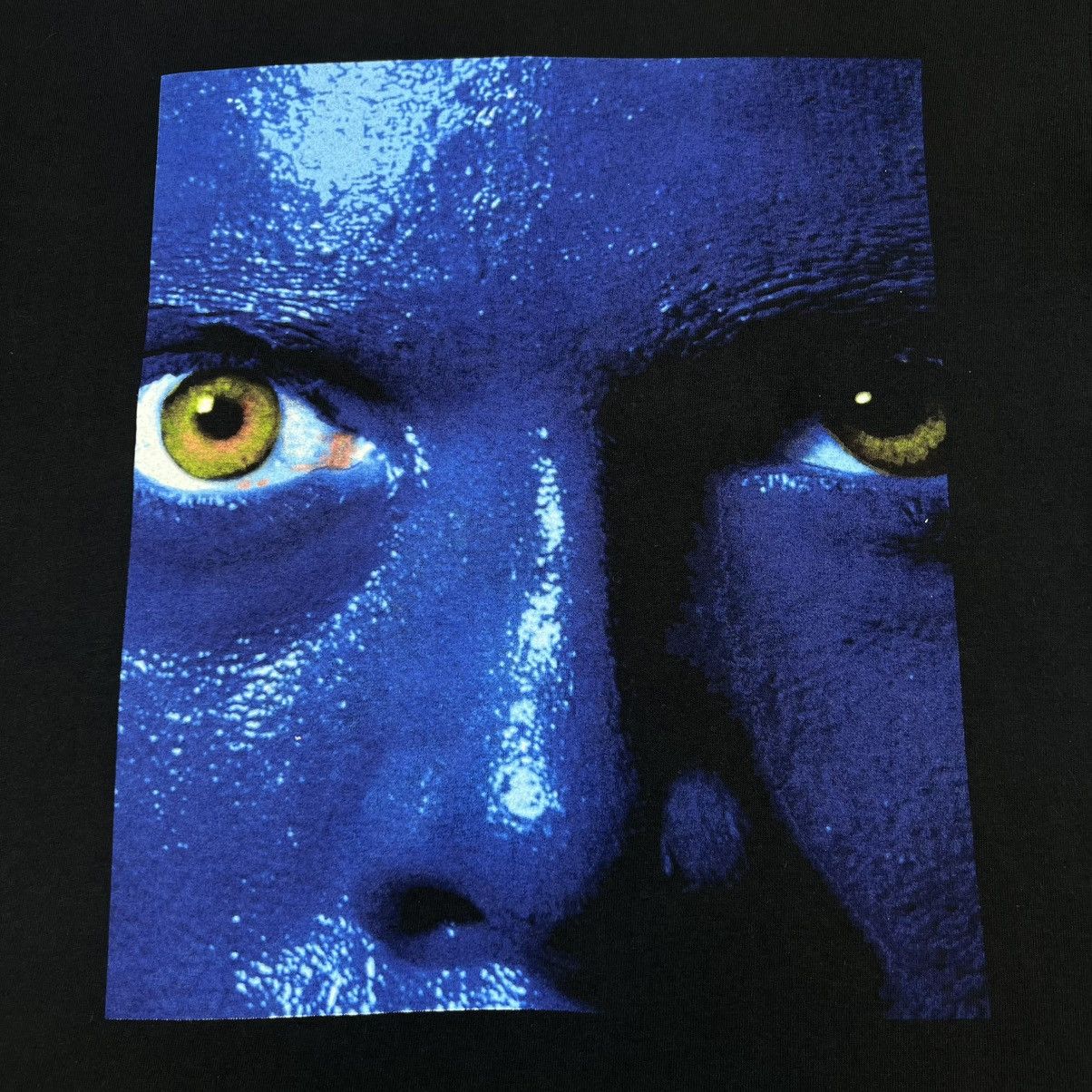 Band Tees Vintage 90s Blue Man Group Band Style Face Logo T-shirt Size US M / EU 48-50 / 2 - 8 Thumbnail