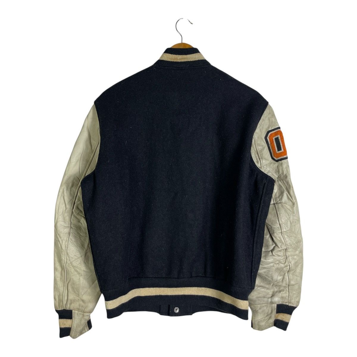 Golden Bear Vintage Golden Bear Leather Sleeve Wool Varsity Jacket Size US M / EU 48-50 / 2 - 2 Thumbnail