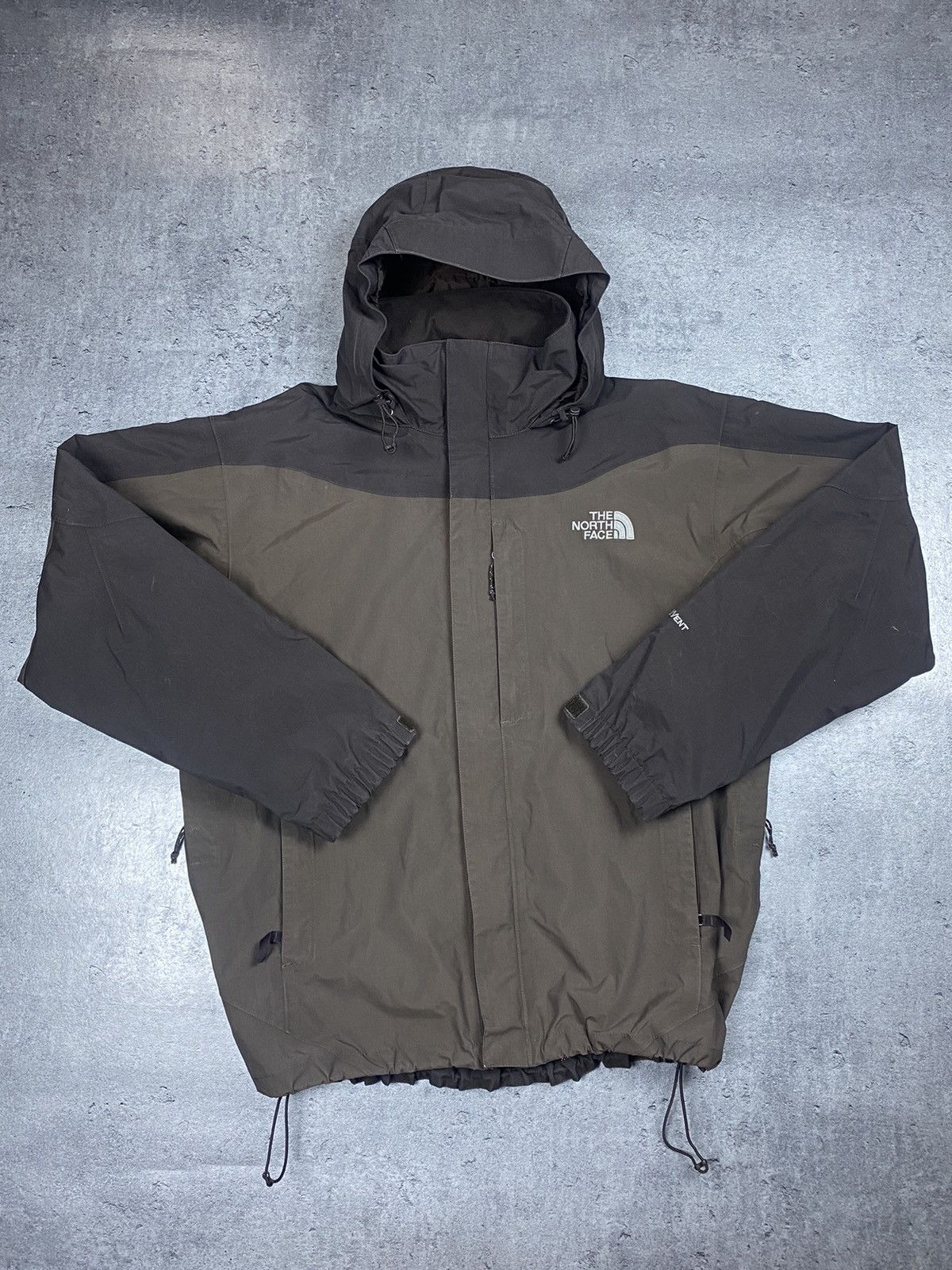 Pre-owned Outdoor Life X The North Face Hyvent Gorpcore Outdor Vintage Light Jacket In Brown