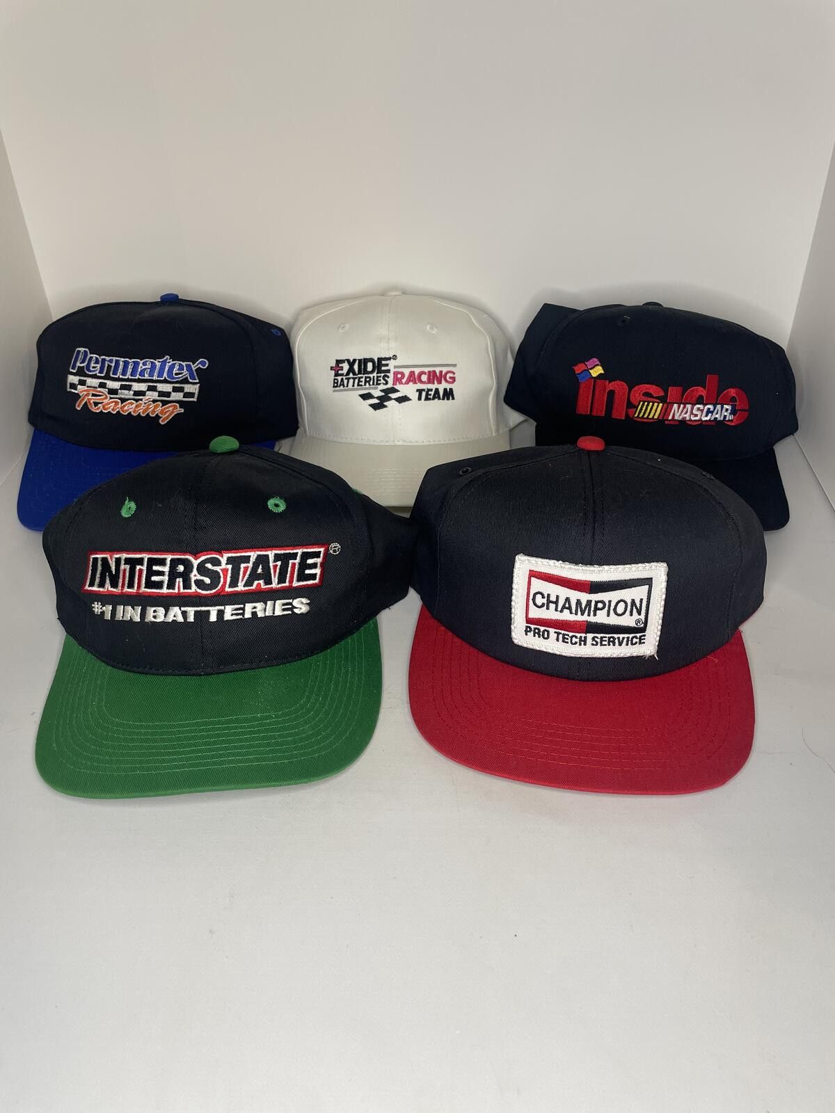 Various Vintage NASCAR and Racing Team Snapback Hats - Set of 5 Size ONE SIZE - 1 Thumbnail