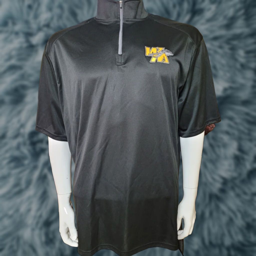 Vintage VINTAGE Badger Watkins Memorial Warriors High School 1/4 Zip Pullover Shirt XL Black T-Shirt Mens Graphic Tee Pataskala OH Size US XL / EU 56 / 4 - 1 Thumbnail