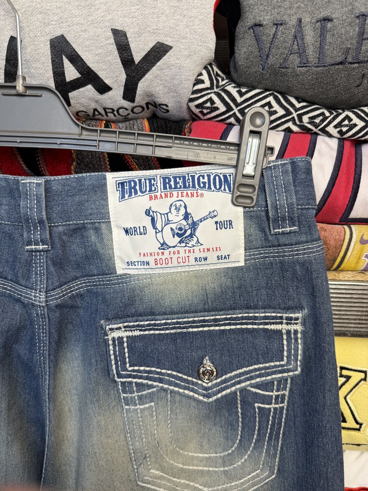 True Religion Rare Y2K True Religion baggy Washed jeans JNCO Style Size US 36 / EU 52 - 7 Thumbnail