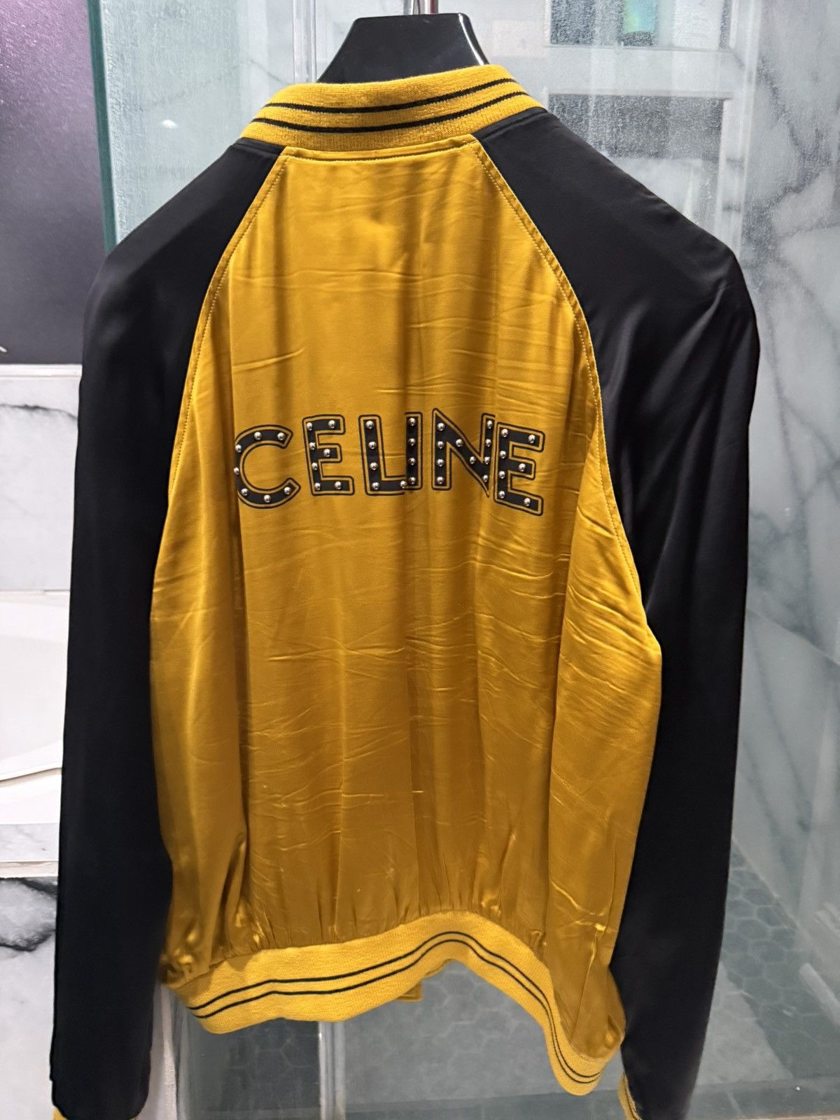 Celine Celine Jacket in Satin Size US L / EU 52-54 / 3 - 1 Thumbnail