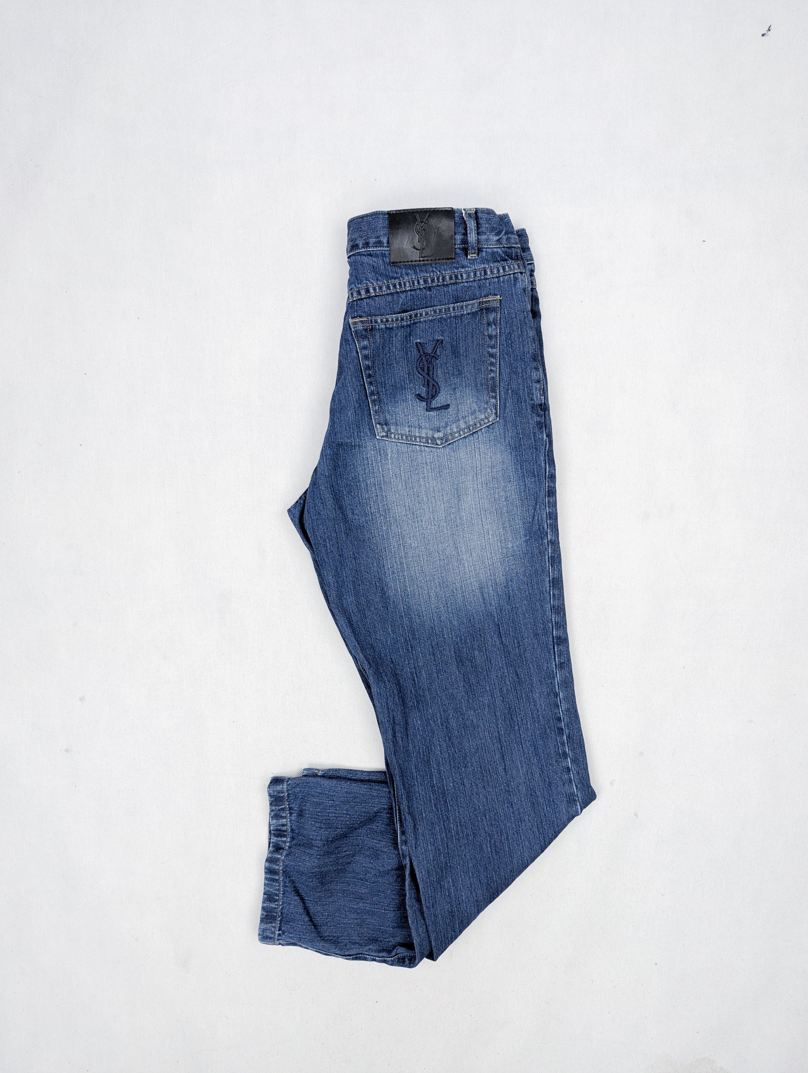 Yves Saint Laurent Yves Saint Laurent blue jeans denim trousers 34 Size US 34 / EU 50 - 3 Thumbnail
