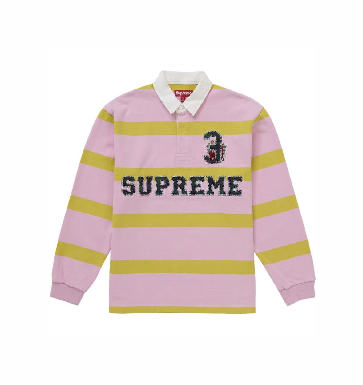 希少 Supreme NIKE 上質 Stripe Rugby Shirts L Supreme Nike Stripe Rugby Black Men's - SS25 - US
