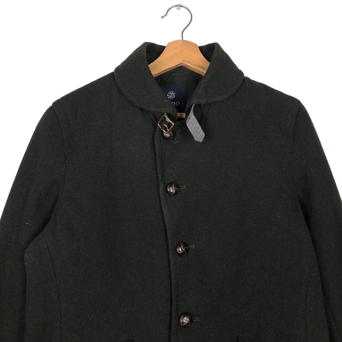 Issey Miyake 🔥Vintage Wool Work Jacket Button Nano Base Japan Made Size US M / EU 48-50 / 2 - 3 Thumbnail