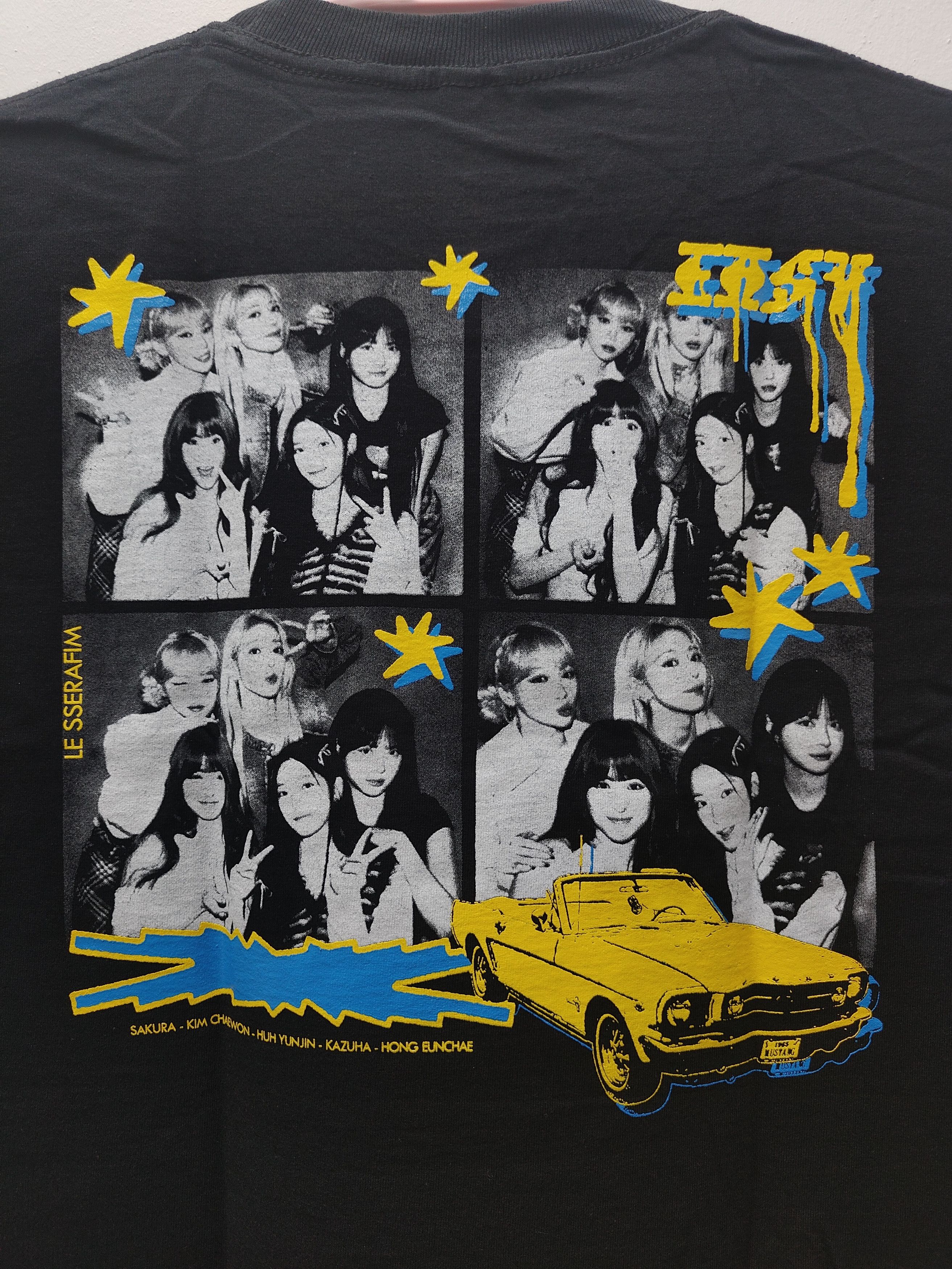 Rap Tees Le Sserafim "Easy" T-shirt Size US XL / EU 56 / 4 - 6 Thumbnail