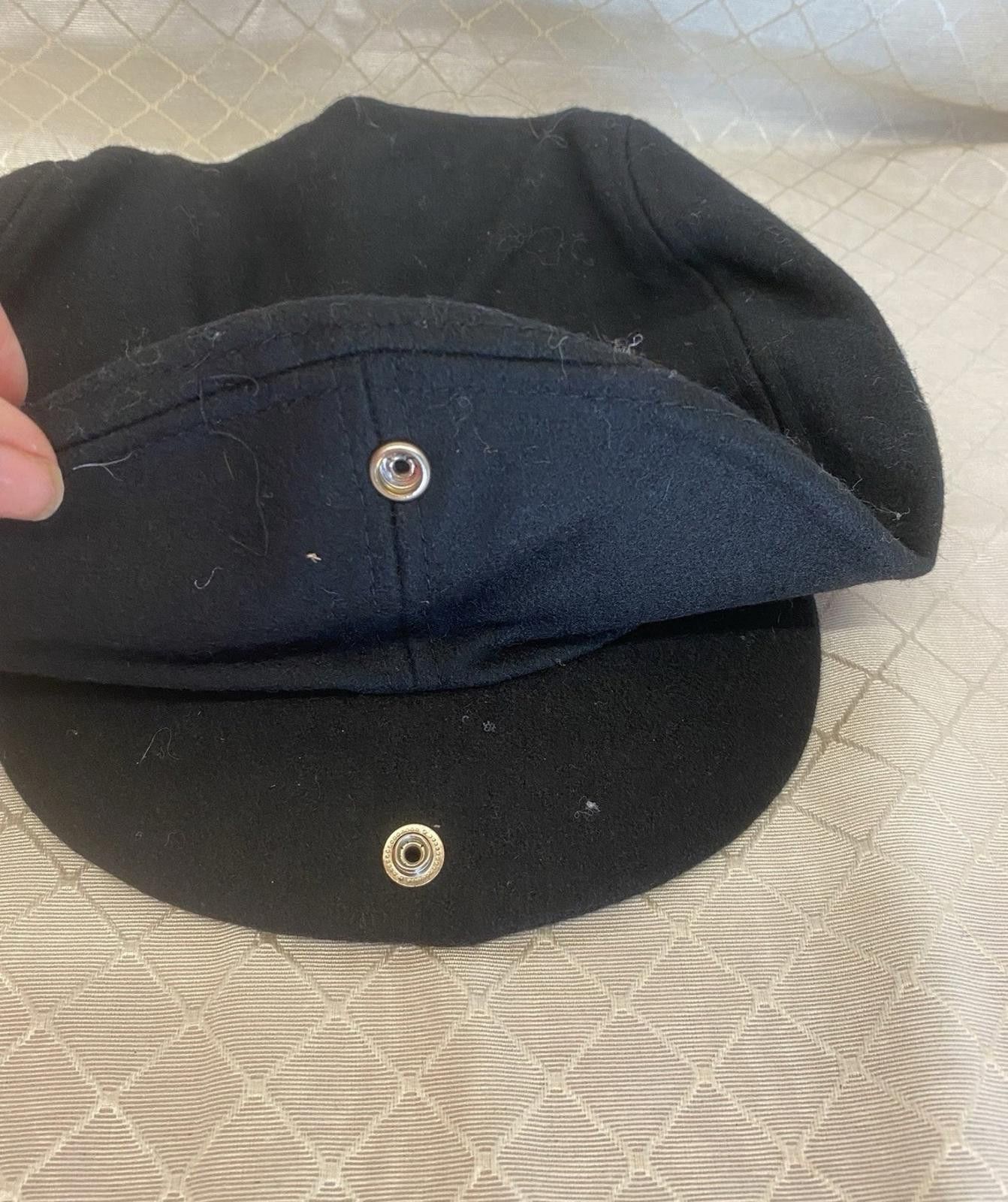 The Unbranded Brand Unbranded Newsboy Cap Hat Black Size S/M Size ONE SIZE - 2 Thumbnail