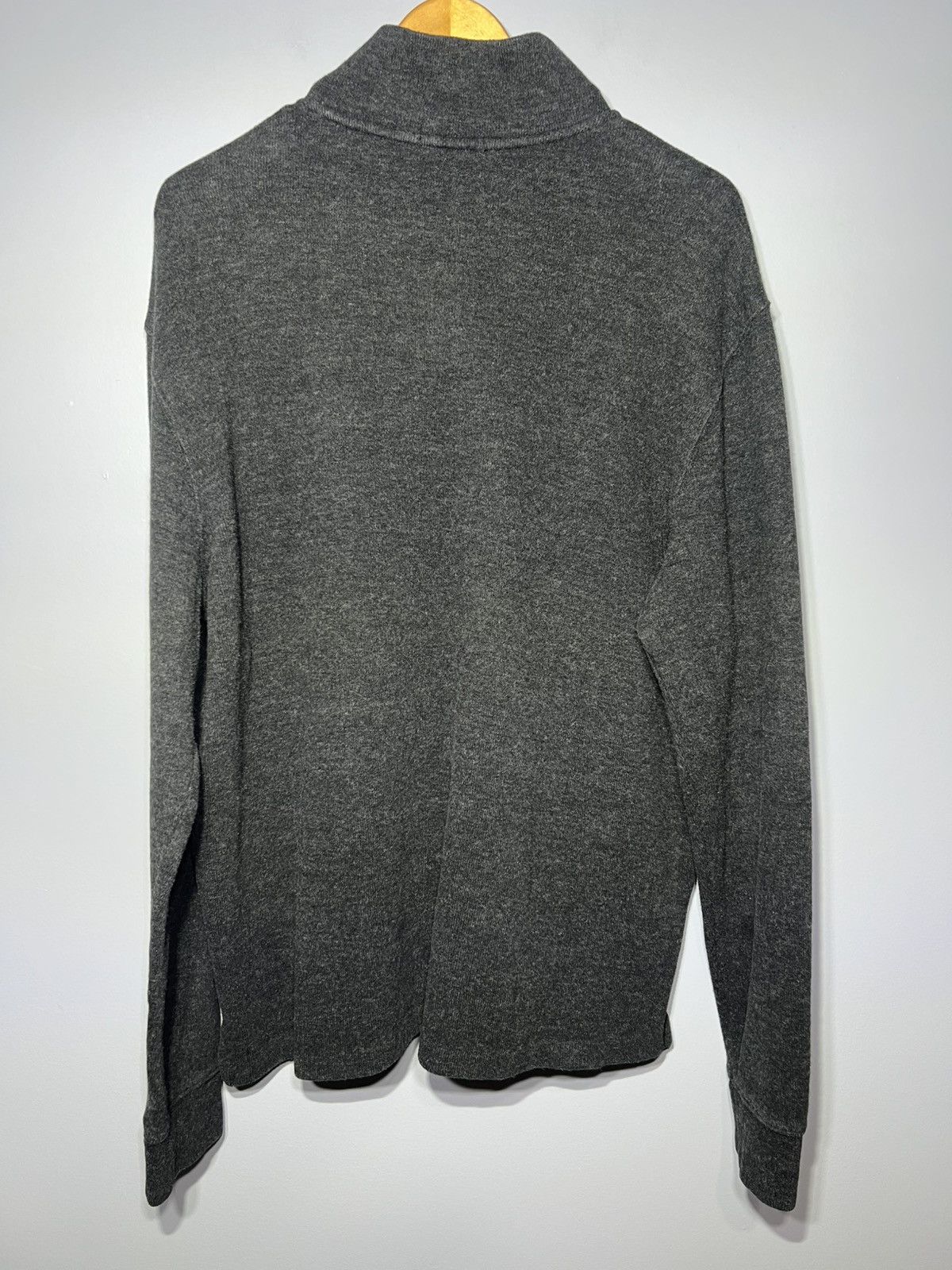 Polo Ralph Lauren Polo Ralph Lauren Sweater Men's Large Dark Gray Quarter Zip Size US L / EU 52-54 / 3 - 6 Thumbnail