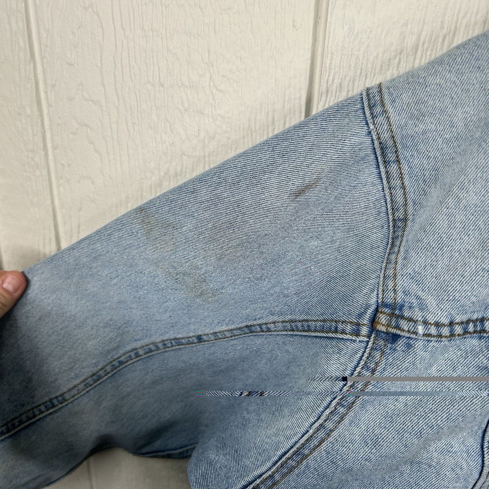Wrangler 90's Wrangler Western Faded Button-Up Denim Jacket X-Large Size US XL / EU 56 / 4 - 10 Thumbnail