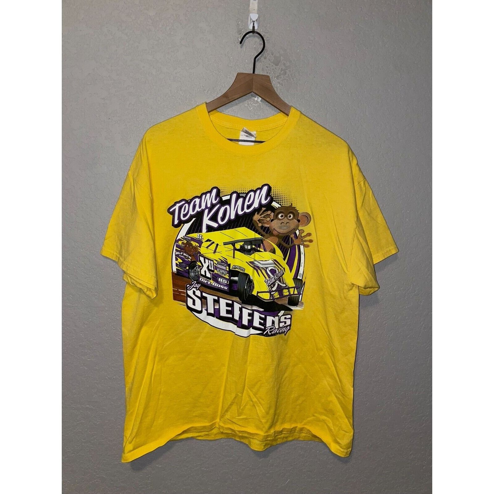 Gildan Vintage Car Race Shirt Gildan Team Kohen Jay Steffens Tee XL Size US XL / EU 56 / 4 - 1 Thumbnail