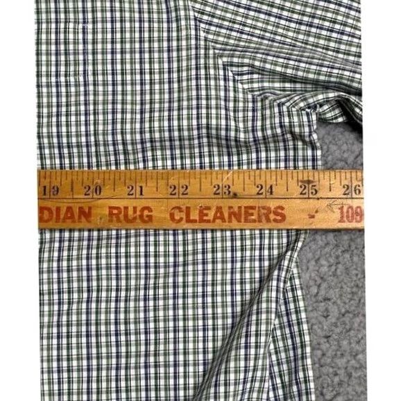 Eddie Bauer Eddie Bauer Button-Down Shirt Plaid Green Blue 100% Cotton Mens XLT Tall Long Sleeve Button-Up Shirt Size US XL / EU 56 / 4 - 6 Thumbnail