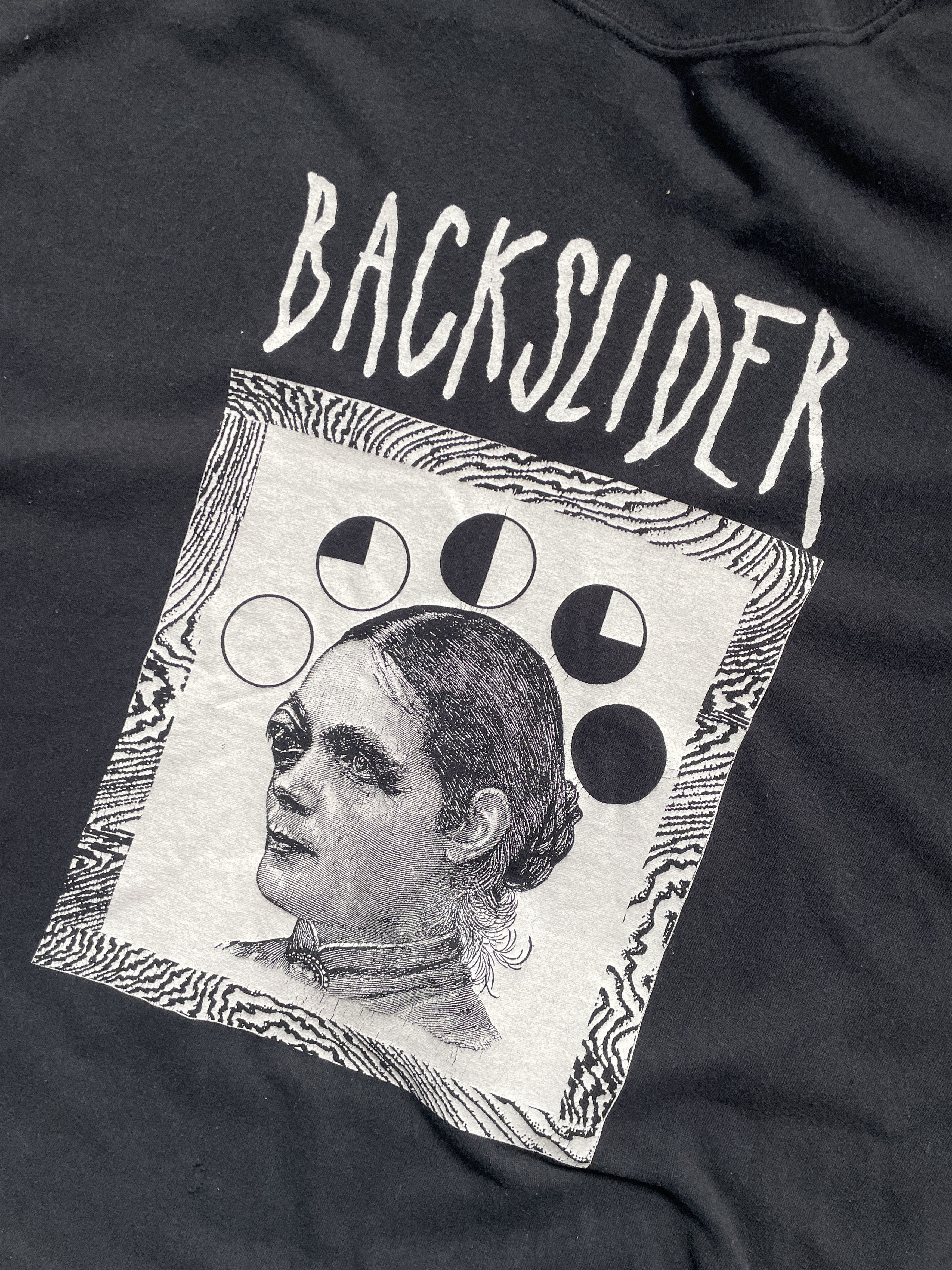 Band Tees × Vintage Y2K BACKSLIDER POWERVIOLENCE GRINDCORE METALCORE TEE Size US XL / EU 56 / 4 - 2 Thumbnail