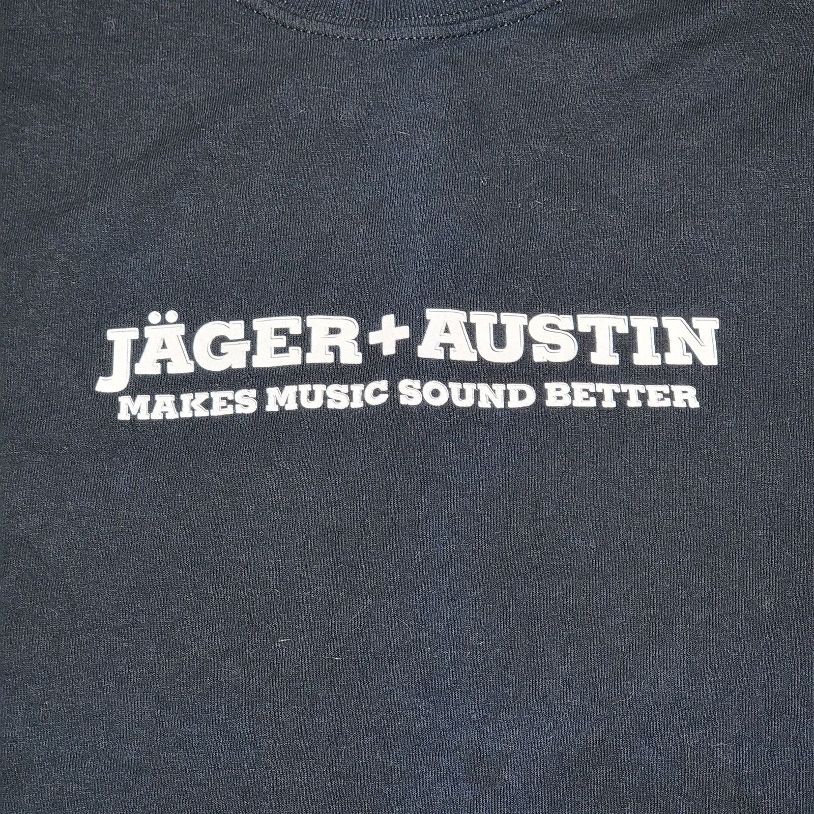Gildan Jager + Austin Black Unisex Tee (Gildan) - Size XL Size US XL / EU 56 / 4 - 4 Thumbnail