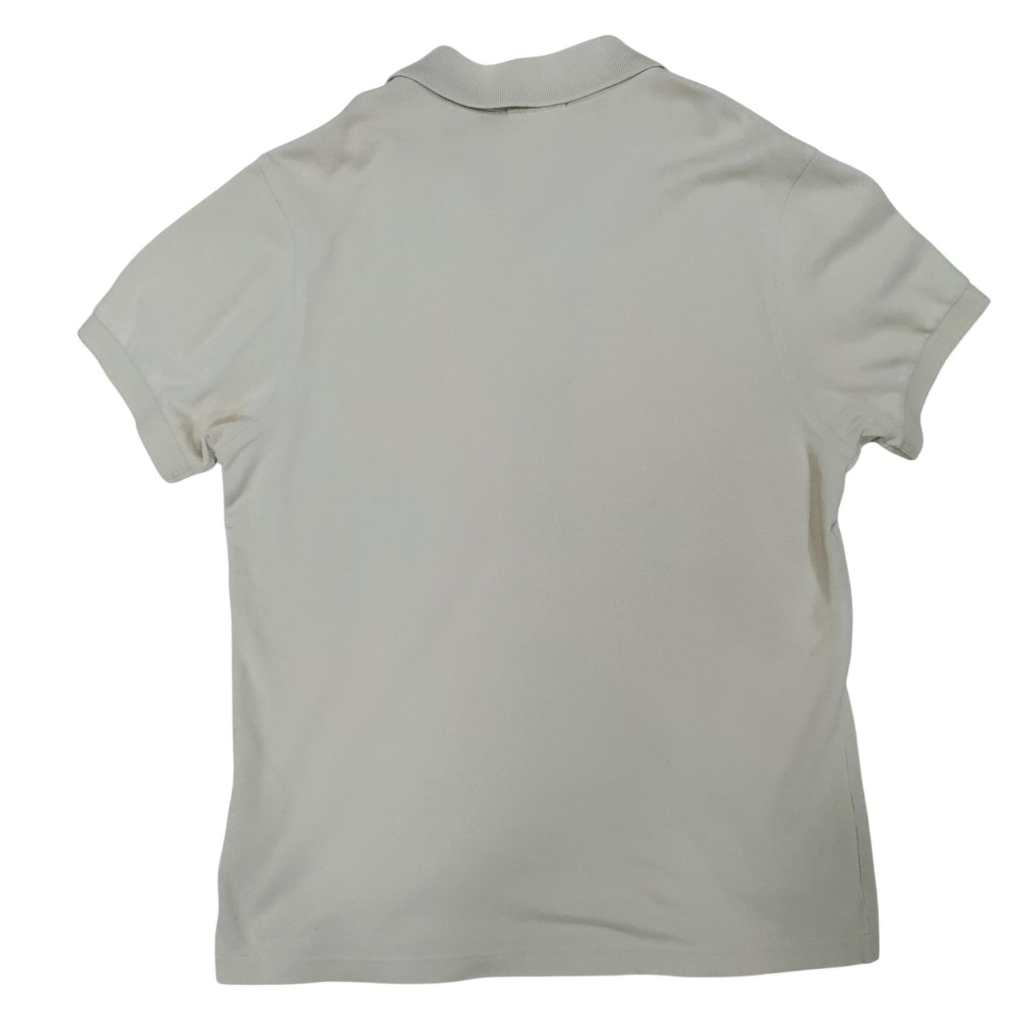 Burberry Burberry London Slim Fit Cotton Embroidered Logo Beige Polo Size US M / EU 48-50 / 2 - 2 Thumbnail