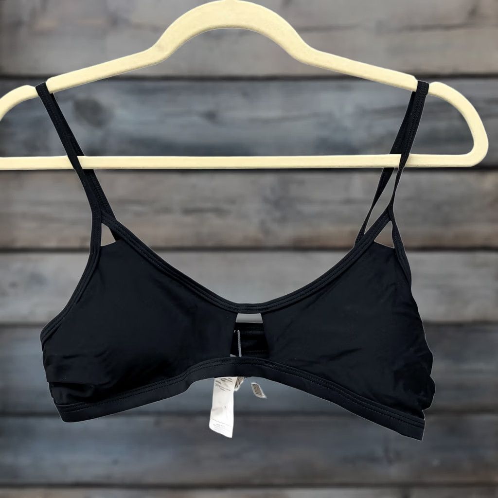 Vintage VINTAGE? No. Cupshe Black Bikini Top Womens S Padded Cut Out Adjustable Strap Shirt? Size S / US 4 / IT 40 - 1 Thumbnail