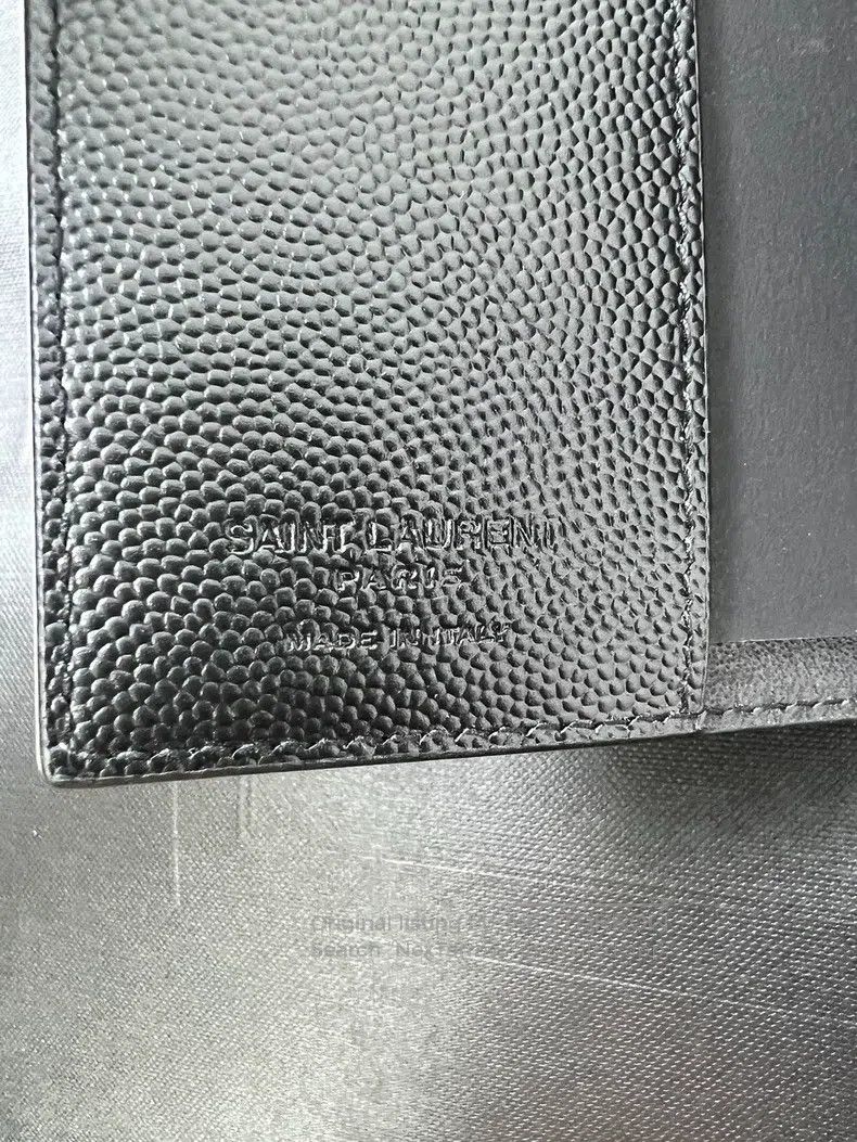 Saint Laurent Paris Saint Laurent Paris Caviar Leather Notebook Size ONE SIZE - 3 Thumbnail