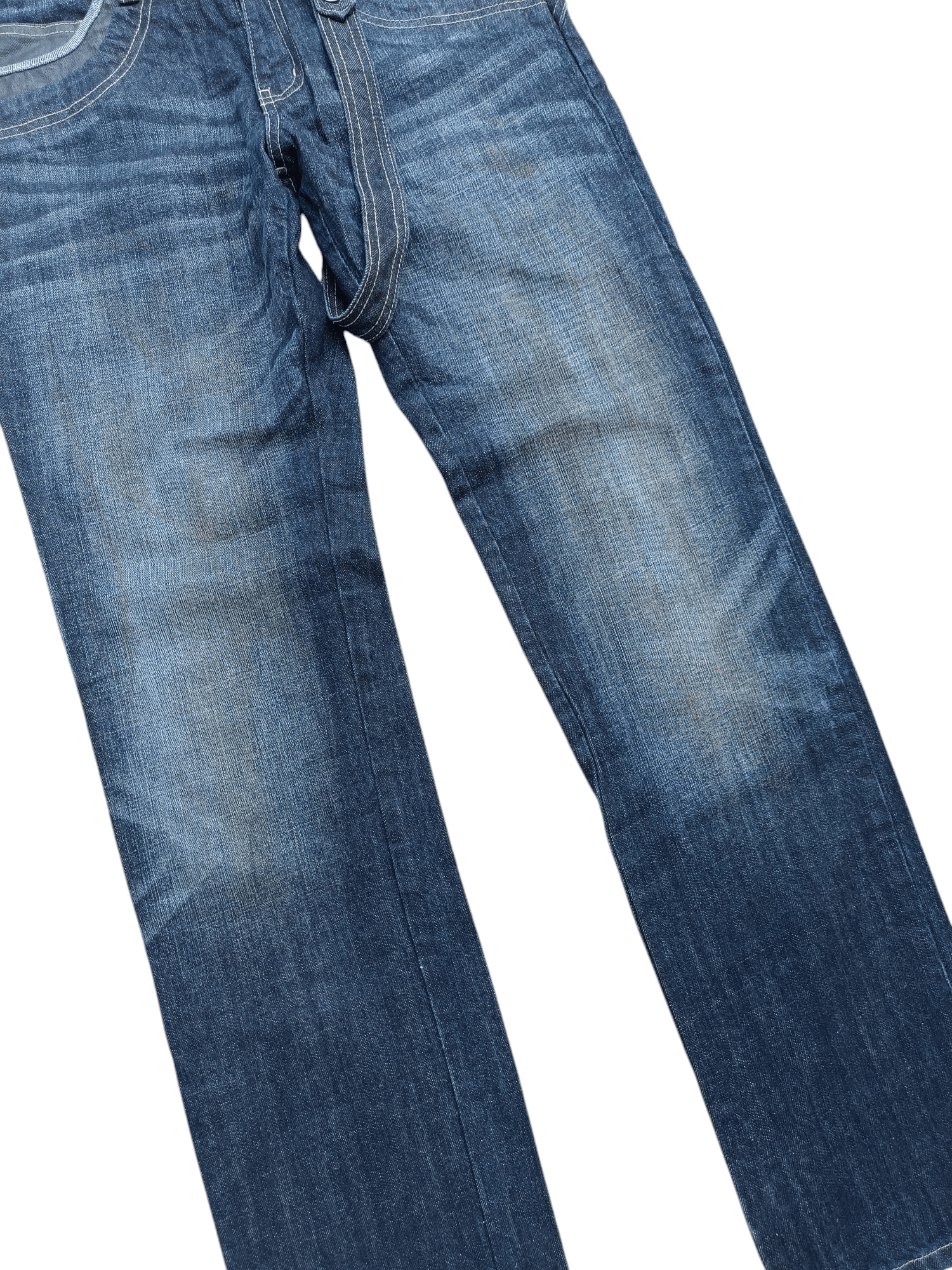 14th Addiction SICK RARE 🔥 PPFM WITH STRAP WHISKERS FADED DENIM Size US 30 / EU 46 - 3 Thumbnail