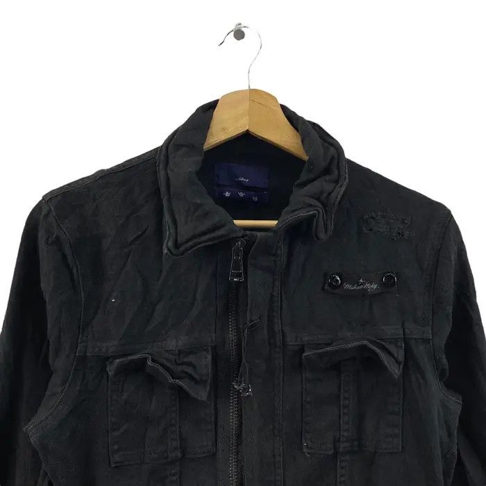 Vintage Vtg MAKTIG RAFFINATO JAPAN Motorcycle Jeans Denim Jacket Size US S / EU 44-46 / 1 - 2 Thumbnail