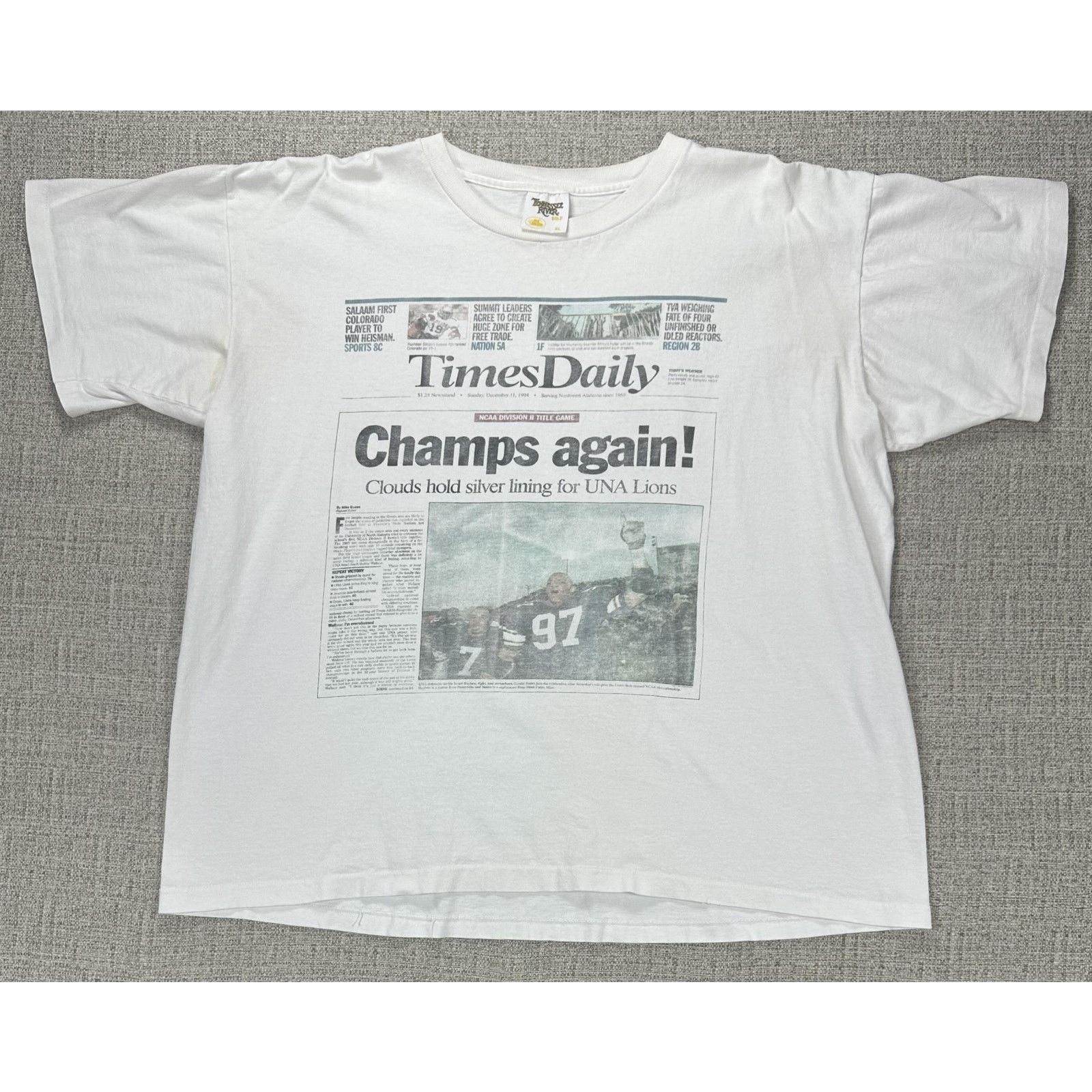 Other North Alabama Lions Shirt Mens XL Newspaper Times Daily Size US XL / EU 56 / 4 - 1 Thumbnail